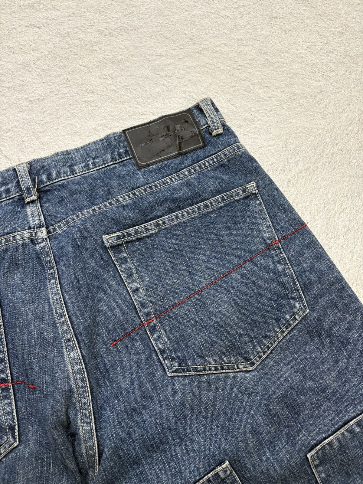 JNCO 2000s Brotherhood patchwork baggy denim y2k style Size US 38 / EU 54 - 12 Thumbnail