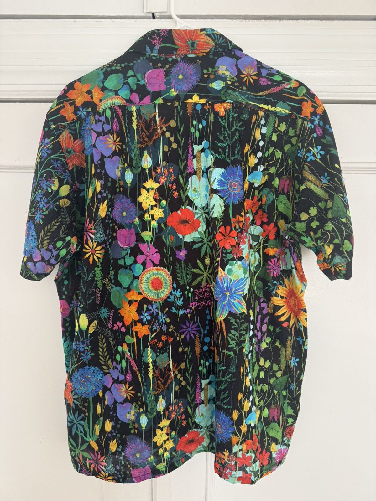 Engineered Garments Engineered Garments Black Floral Lawn Camp Shirt Size US S / EU 44-46 / 1 - 18 Thumbnail
