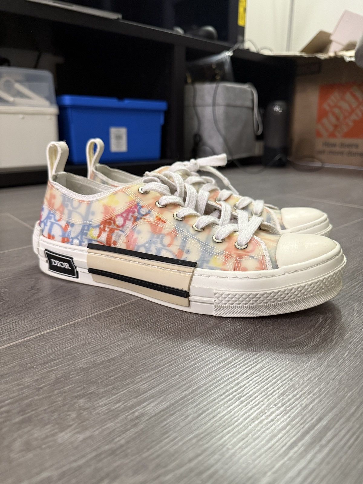 Dior Dior B23 Low Top MULTICOLOR Oblique Size US 8 / EU 41 - 2 Thumbnail