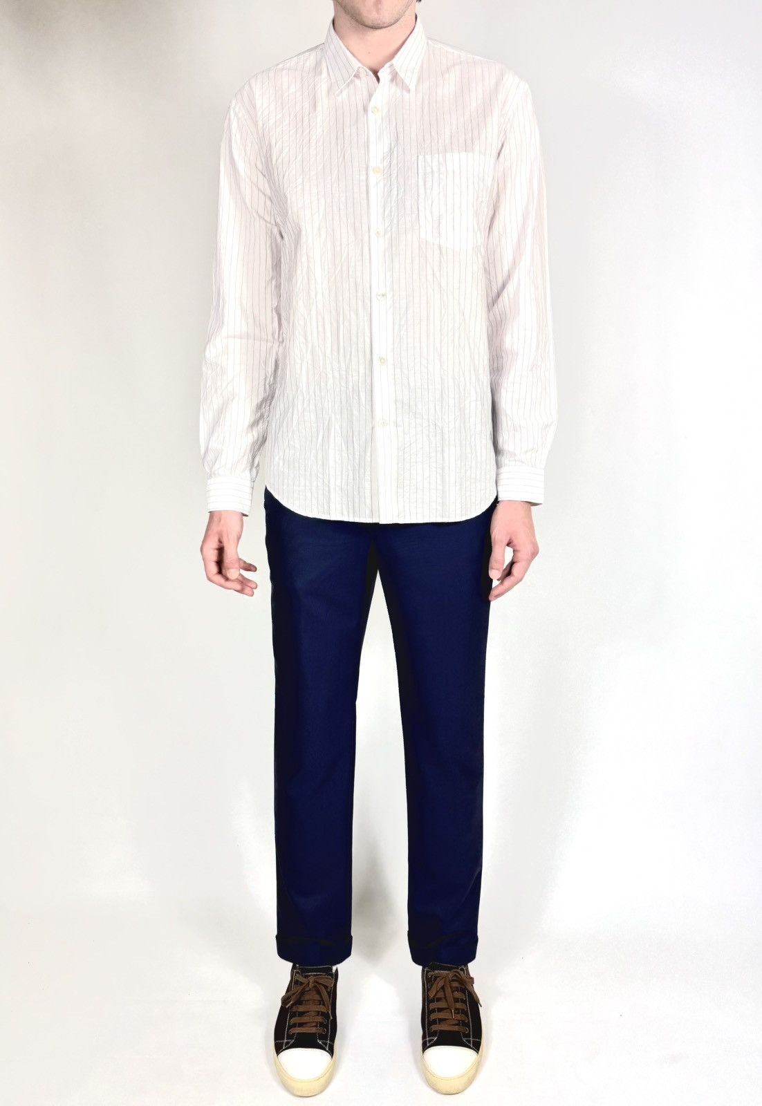 Ermenegildo Zegna Ermenegildo Zegna Wool Straight Trousers Size US 33 - 5 Thumbnail