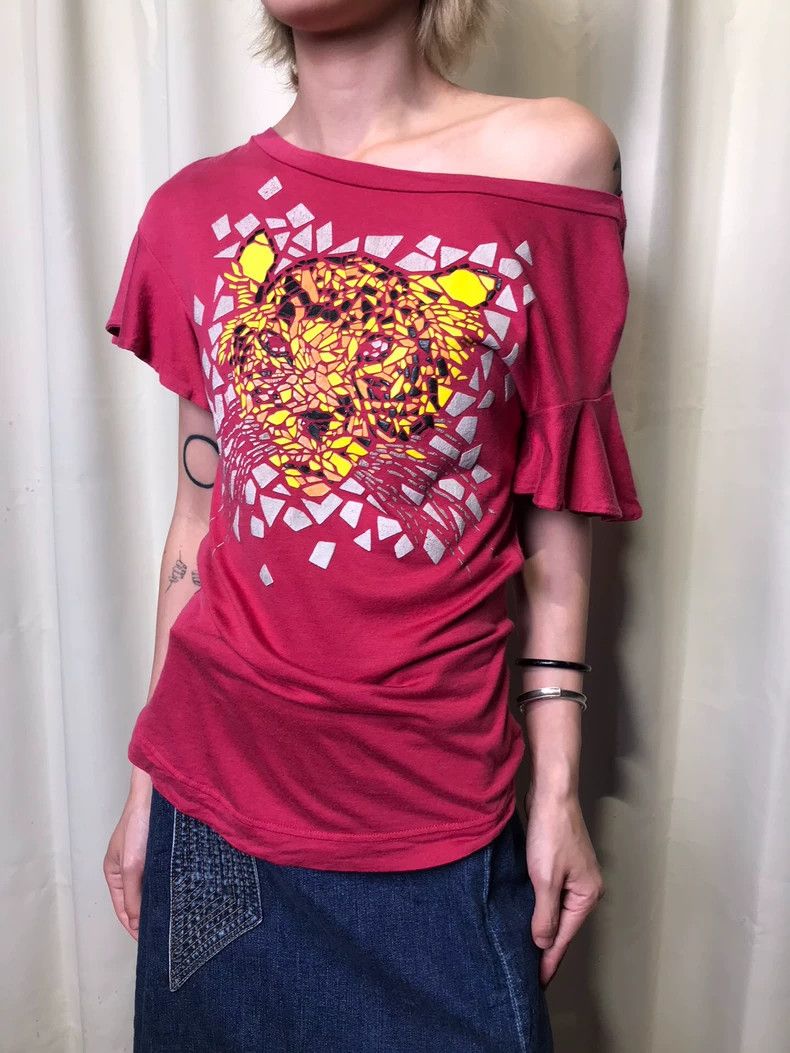 Vivienne Westwood Vivienne Westwood size2 Mosaic leopard boat collar Tee Size M / US 6-8 / IT 42-44 - 5 Thumbnail