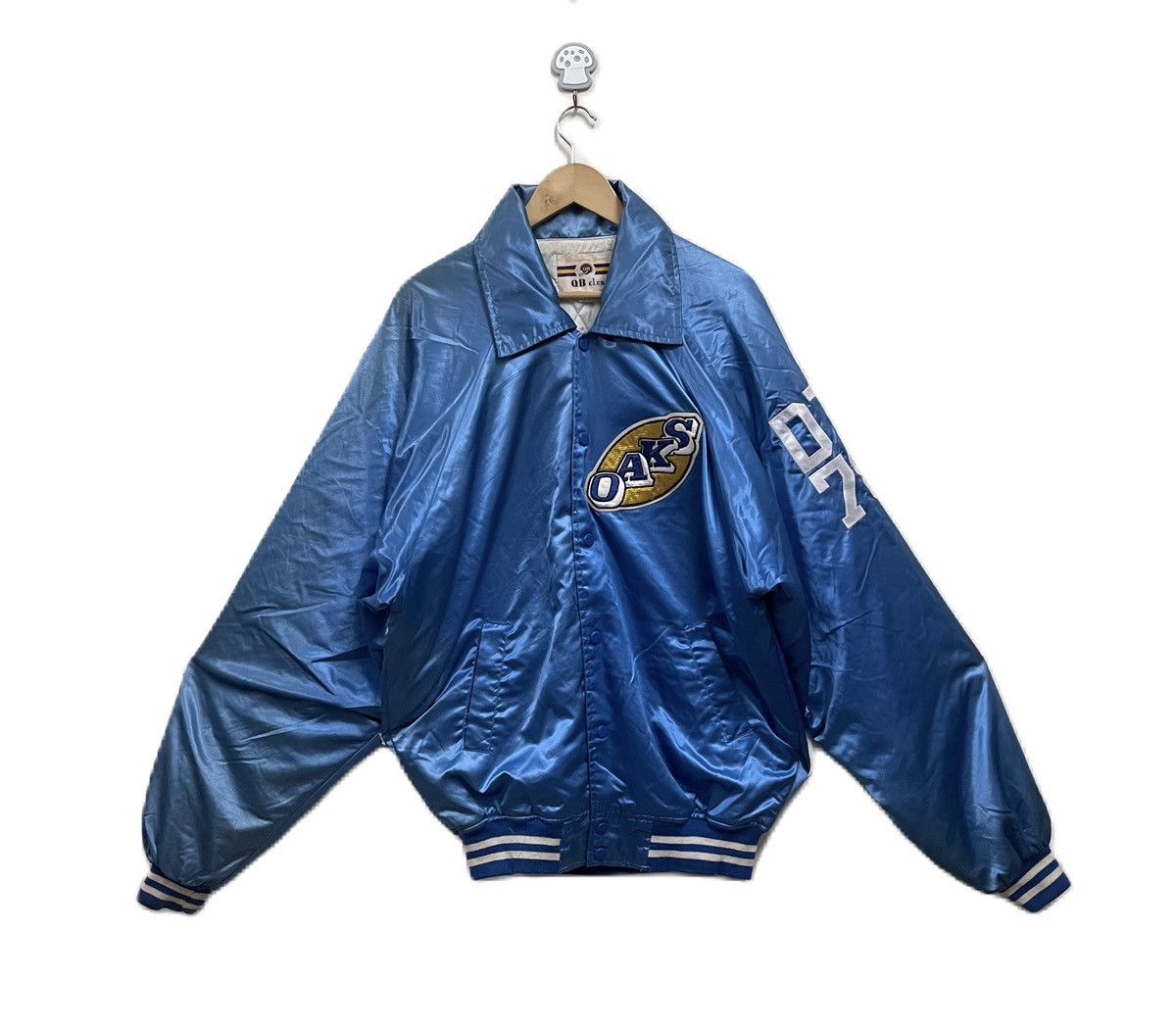 MLB Vintage Oaks Bomber Jacket Baseball Size US XL / EU 56 / 4 - 1 Thumbnail