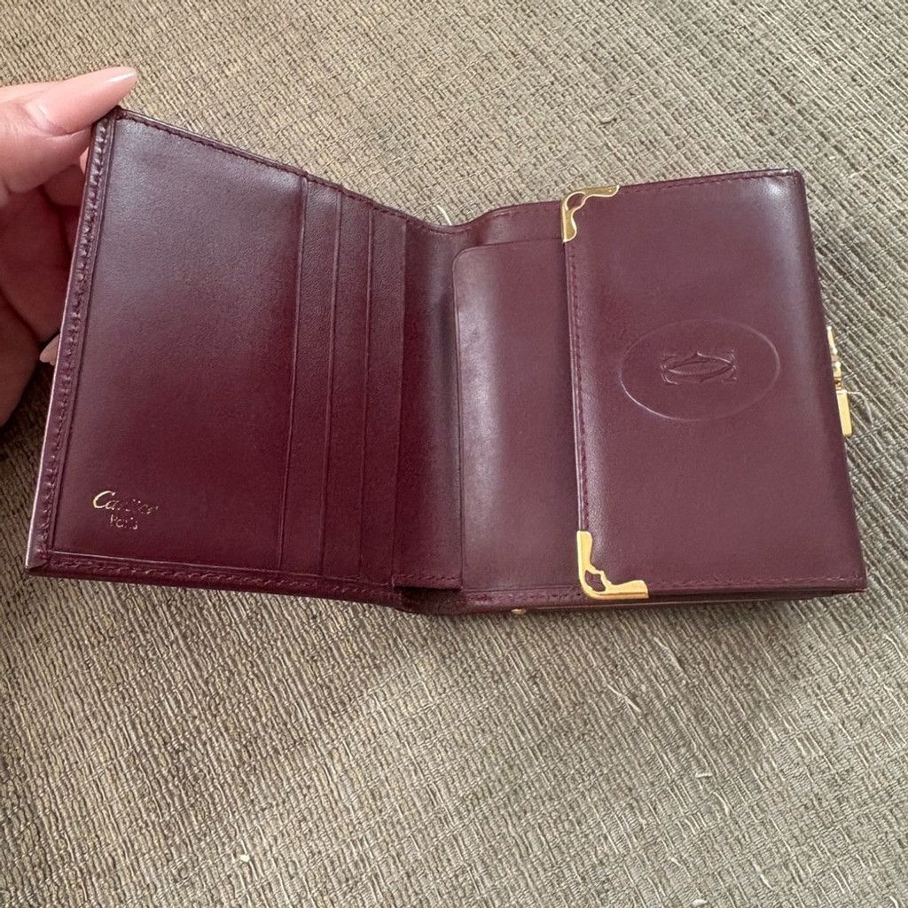 Cartier Cartier Tri-fold Leather Wallet Size ONE SIZE - 9 Thumbnail