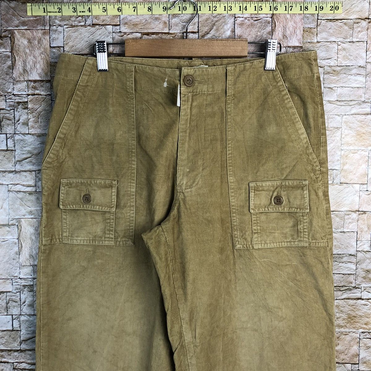 Gap Gap Reservist vintage Brown Corduroy bush Pants #A153 Size US 31 - 5 Thumbnail