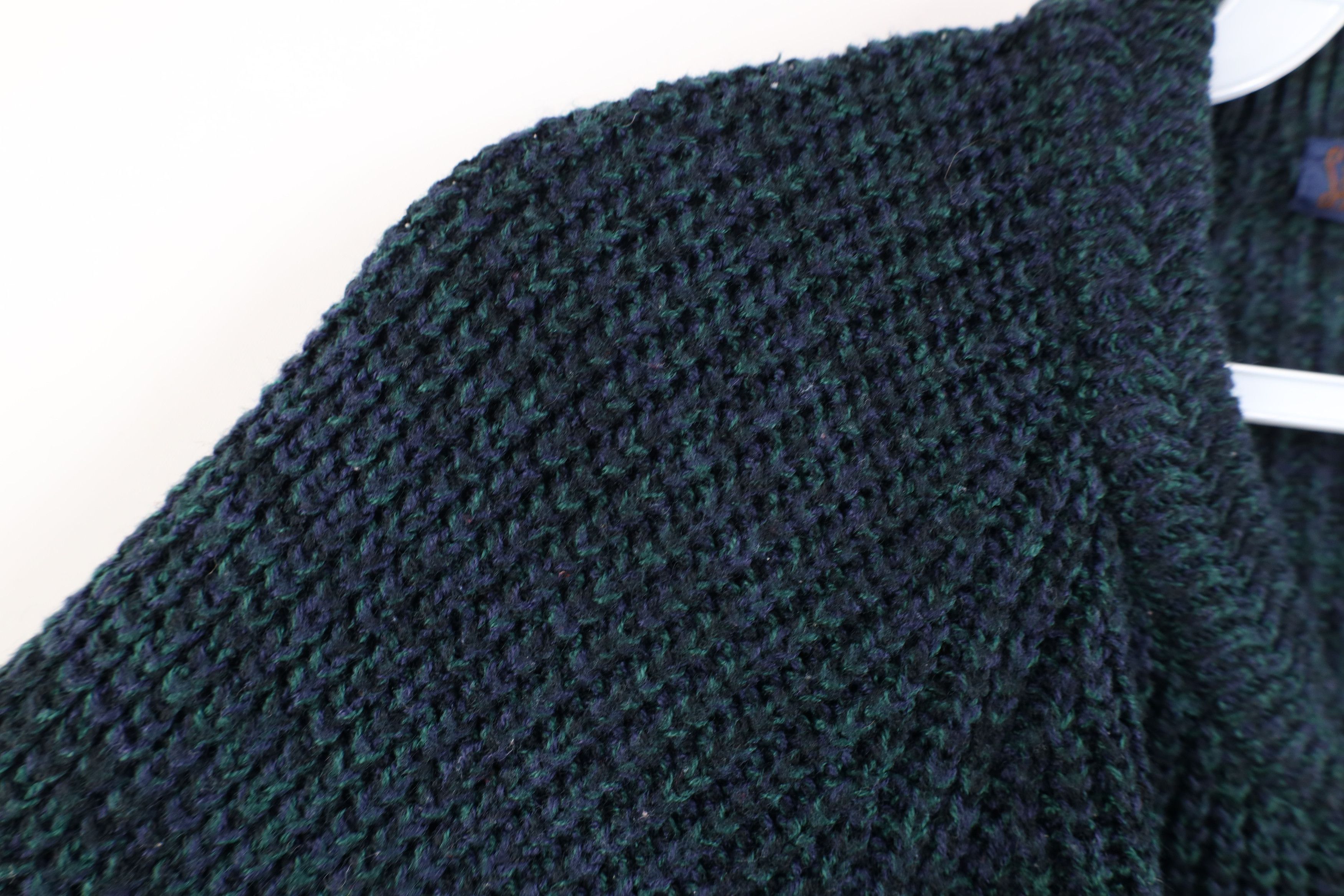Vintage Vintage 90s Streetwear Boxy Fit Chunky Ribbed Knit Sweater Size L / US 10 / IT 46 - 5 Thumbnail