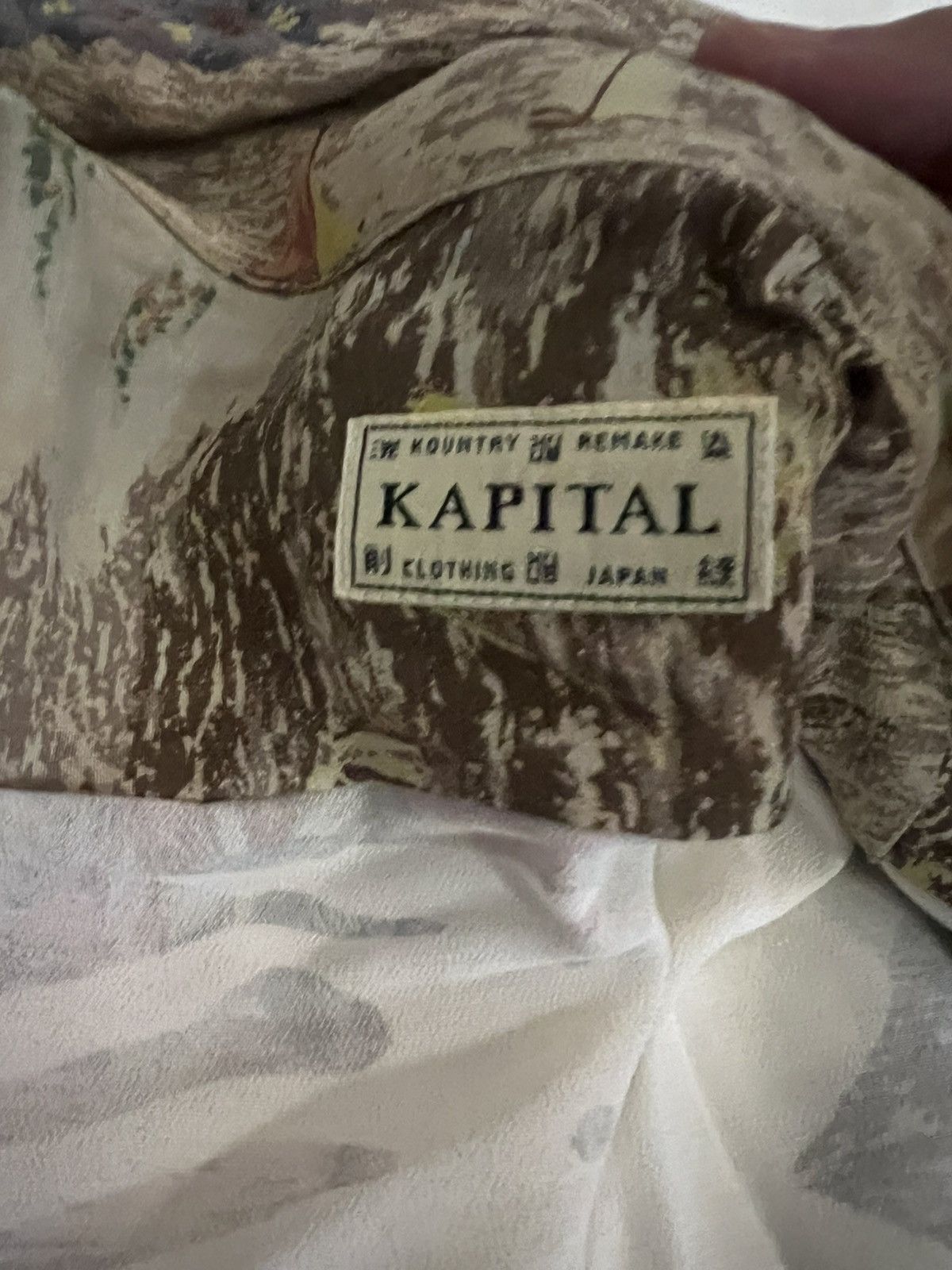 Kapital Kapital Men's Rayon Kamekameha Bone Aloha Shirt Size US L / EU 52-54 / 3 - 2 Thumbnail