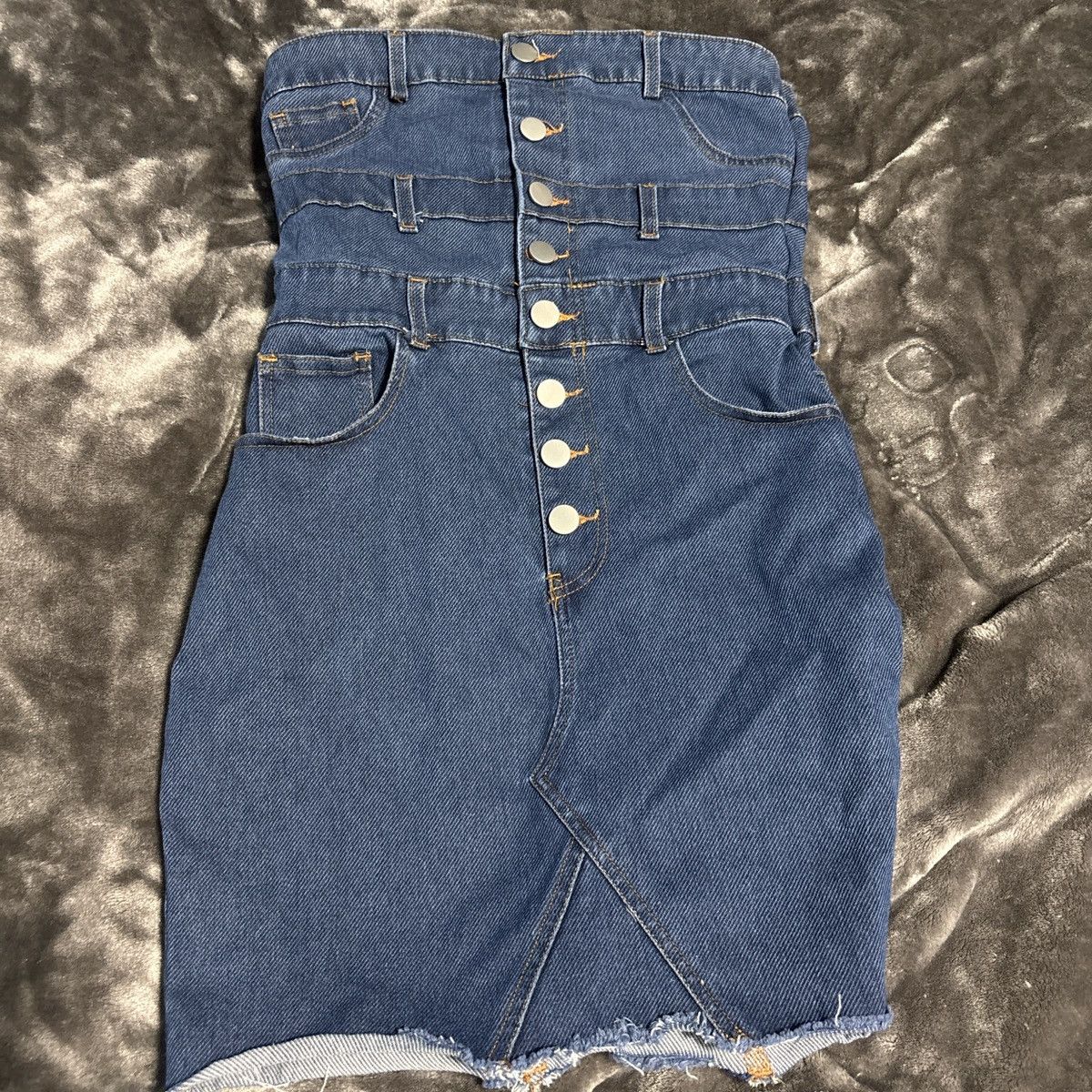 Other Denim mini dress Size S / US 4 / IT 40 - 1 Thumbnail