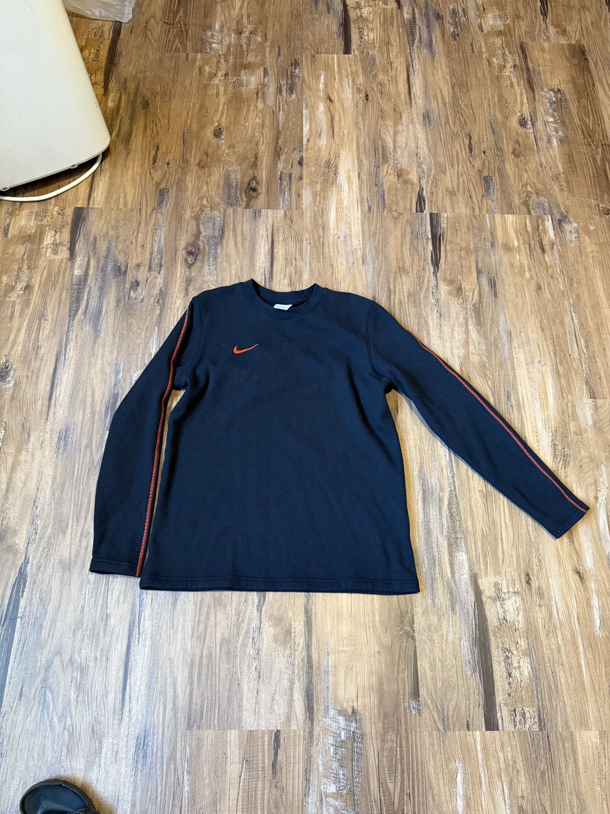 Nike Vintage Nike Waffle-Knit Long Sleeve Size US M / EU 48-50 / 2 - 2 Thumbnail