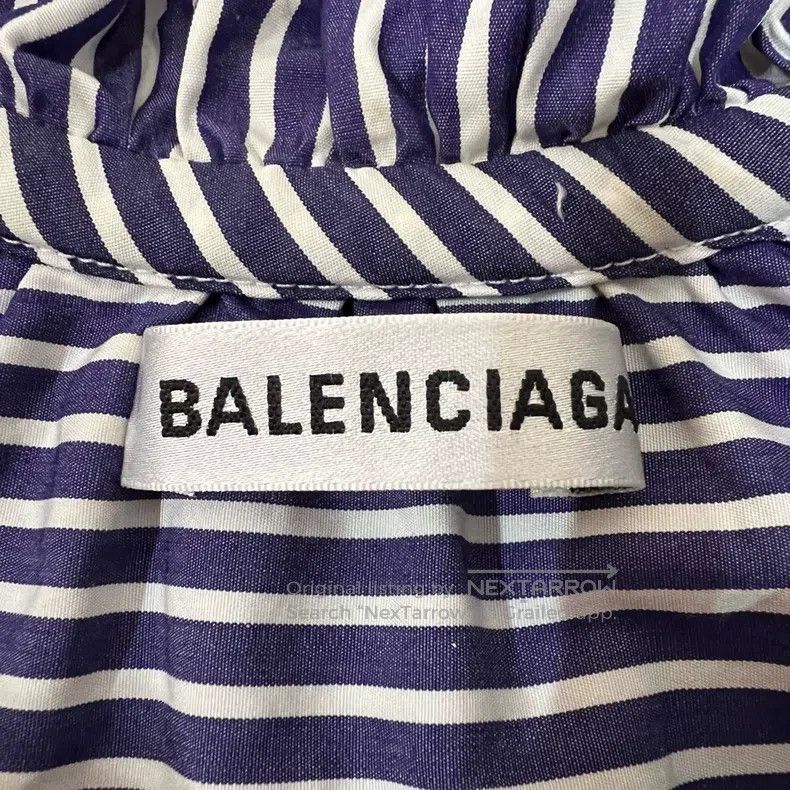Balenciaga Balenciaga Ladies Logo letter newspaper design lace-up lon Size XXS / US 00 / IT 34 - 4 Thumbnail
