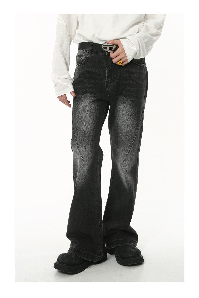 Japanese Brand × Jean Japanese retro slim-fit straight-leg flared jeans Size US 32 / EU 48 - 3 Thumbnail