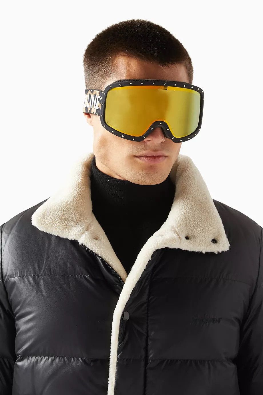 Celine Celine CL40196U SKI MASK Men 99C Animal NEW AUTHENTIC Size ONE SIZE - 13 Thumbnail