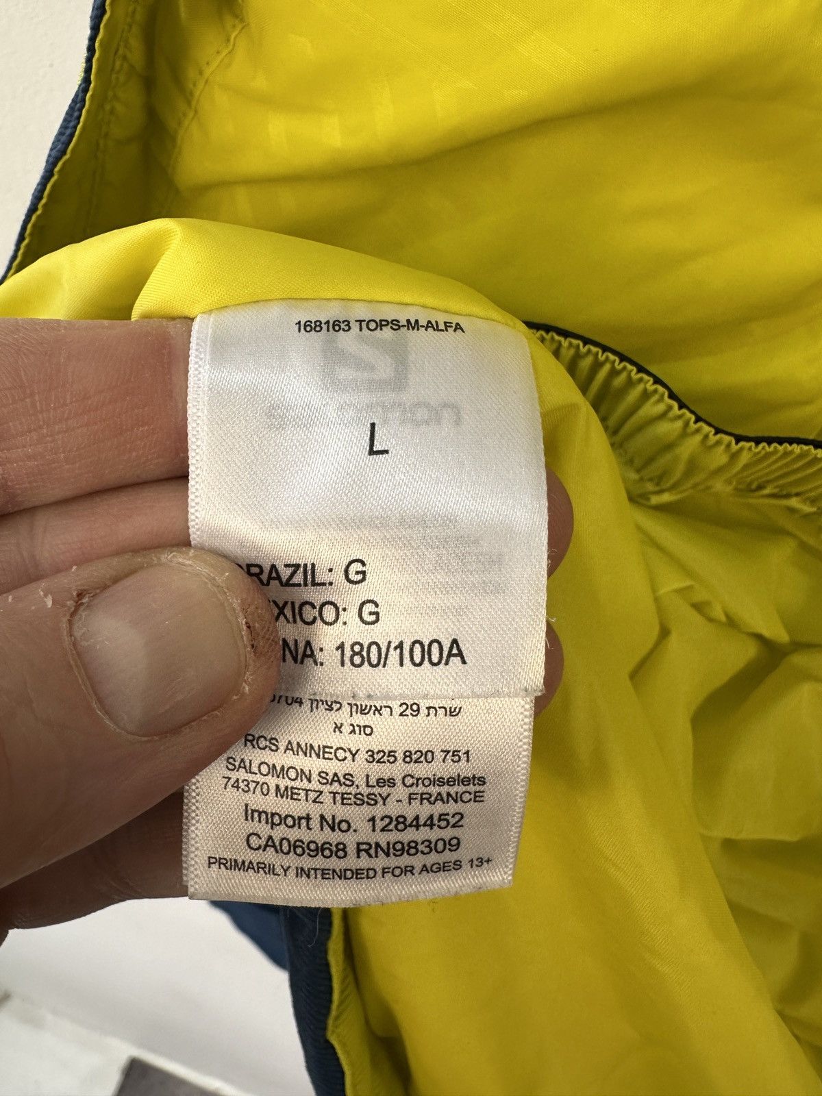 Salomon Salomon Ski Jacket L 10K/10K AdvancedSkin Dry Waterproof Size US L / EU 52-54 / 3 - 12 Thumbnail