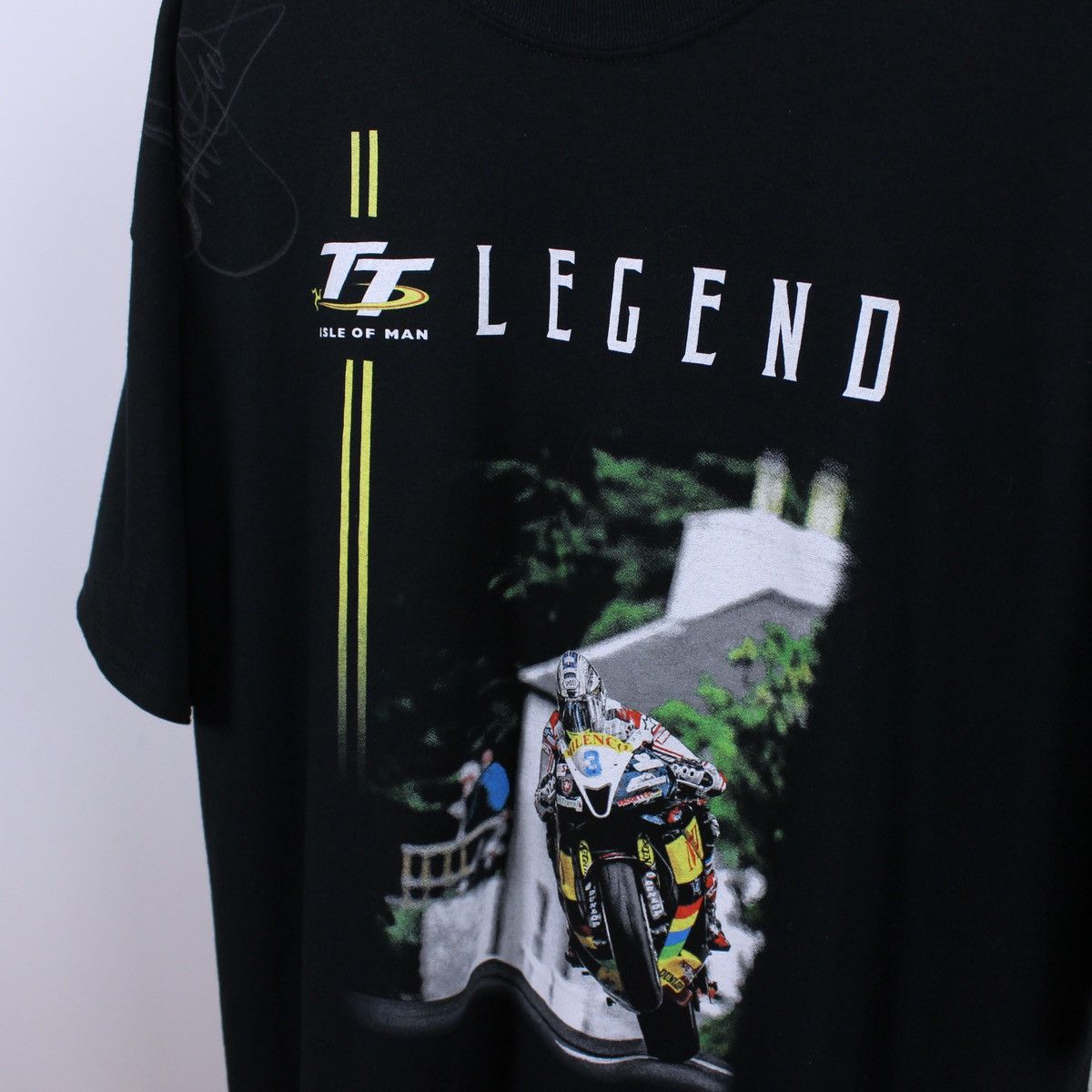 Vintage Isle of Man TT John McGuinness Moto Honda Size US XL / EU 56 / 4 - 3 Thumbnail