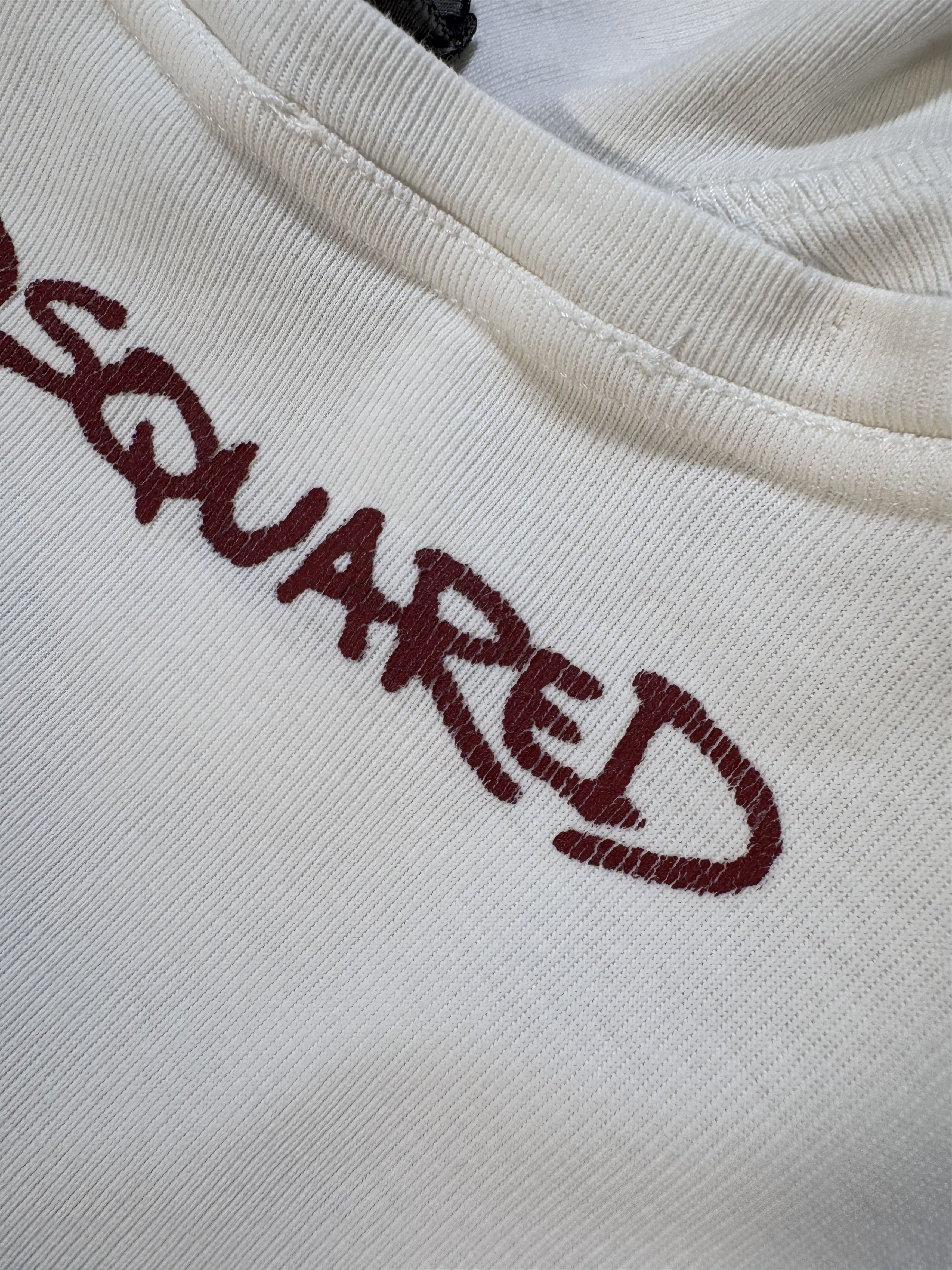 Dsquared2 Rare FW 2002 Runway Dsquared Crack Dealer T Shirt Size US L / EU 52-54 / 3 - 13 Thumbnail