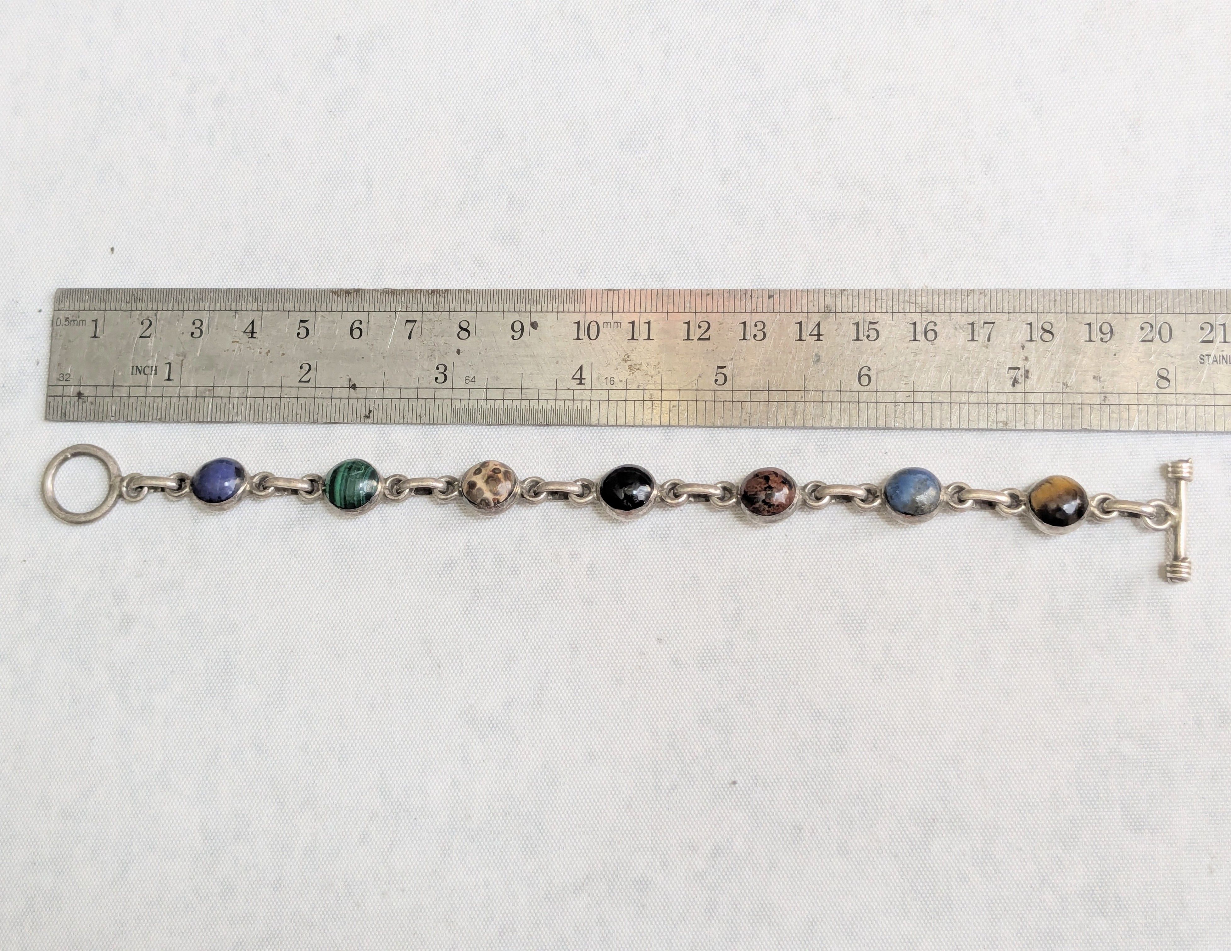 Vintage Vintage Taxco Sterling Silver Bracelet Taxco 7.25" Mexico Size ONE SIZE - 11 Thumbnail