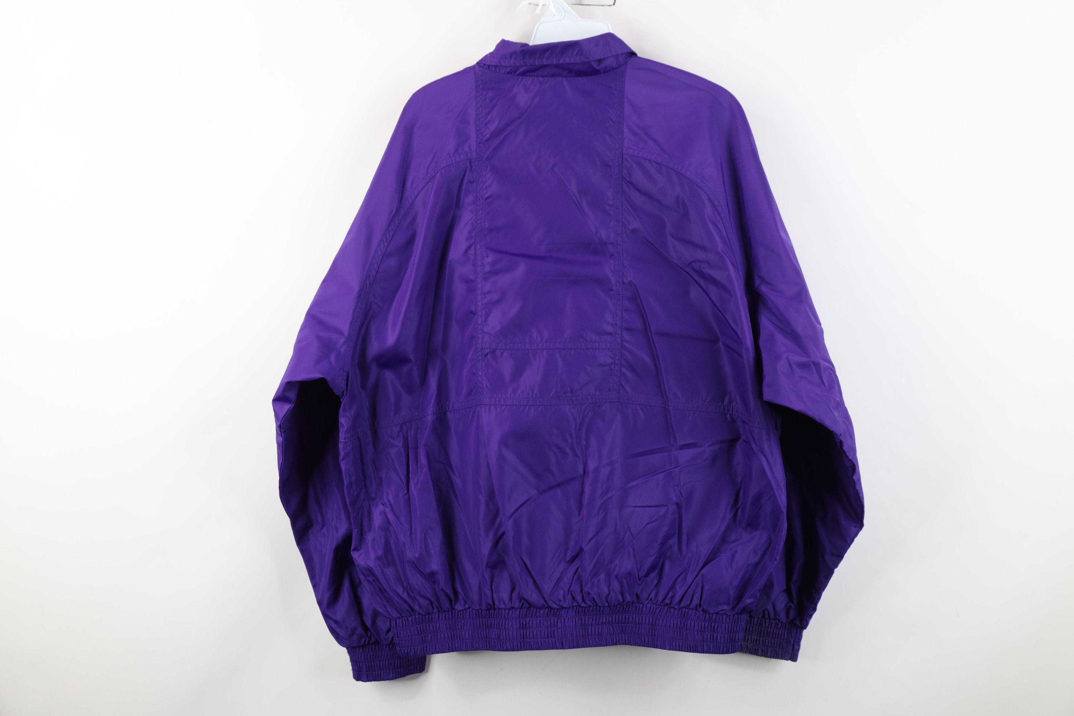Nike Vintage Nike Scott Mini Swoosh Windbreaker Jacket Purple Size US M / EU 48-50 / 2 - 12 Thumbnail