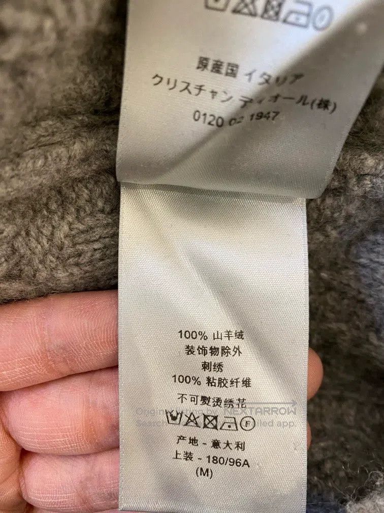 Dior Dior Grey CD sweater Size US M / EU 48-50 / 2 - 6 Thumbnail