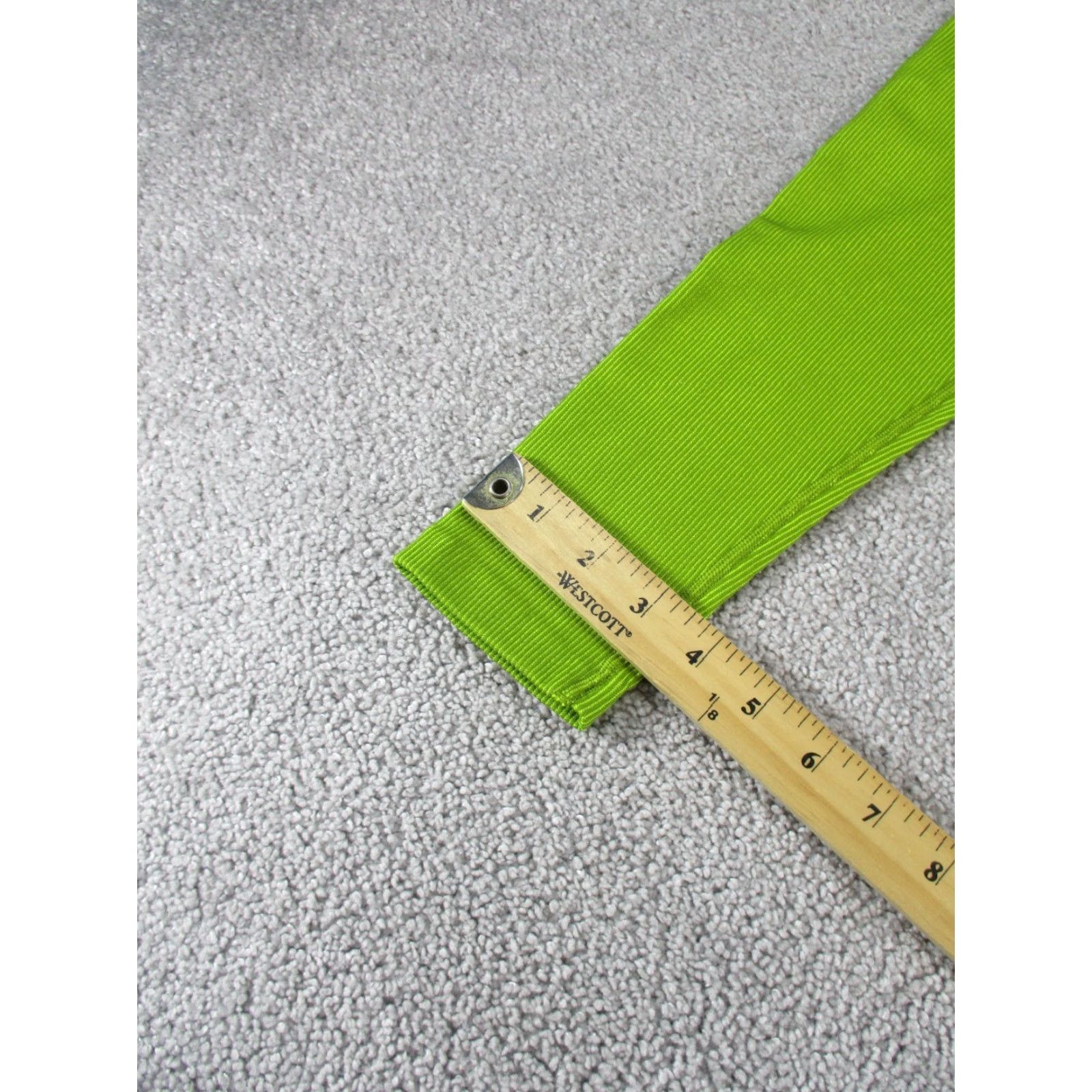 Outdoor Voices VINTAGE Outdoor Voices Leggings Women Medium Cropped Activewear Green Athleisure 90s Womens Size 32" / US 10 / IT 46 - 4 Thumbnail