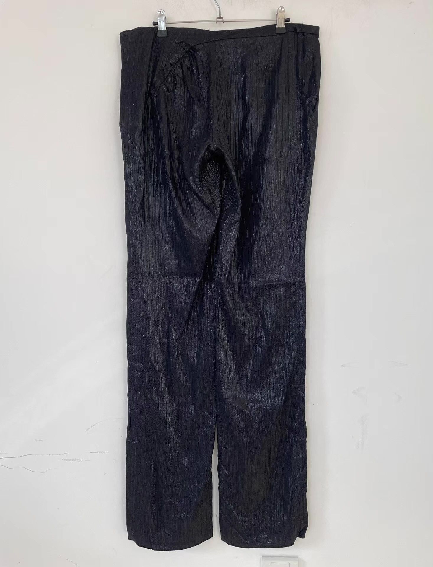 Versace Gianni Versace Unisex Silk-Blend Shiny Trousers Ｑ21 Size US 34 / EU 50 - 2 Thumbnail