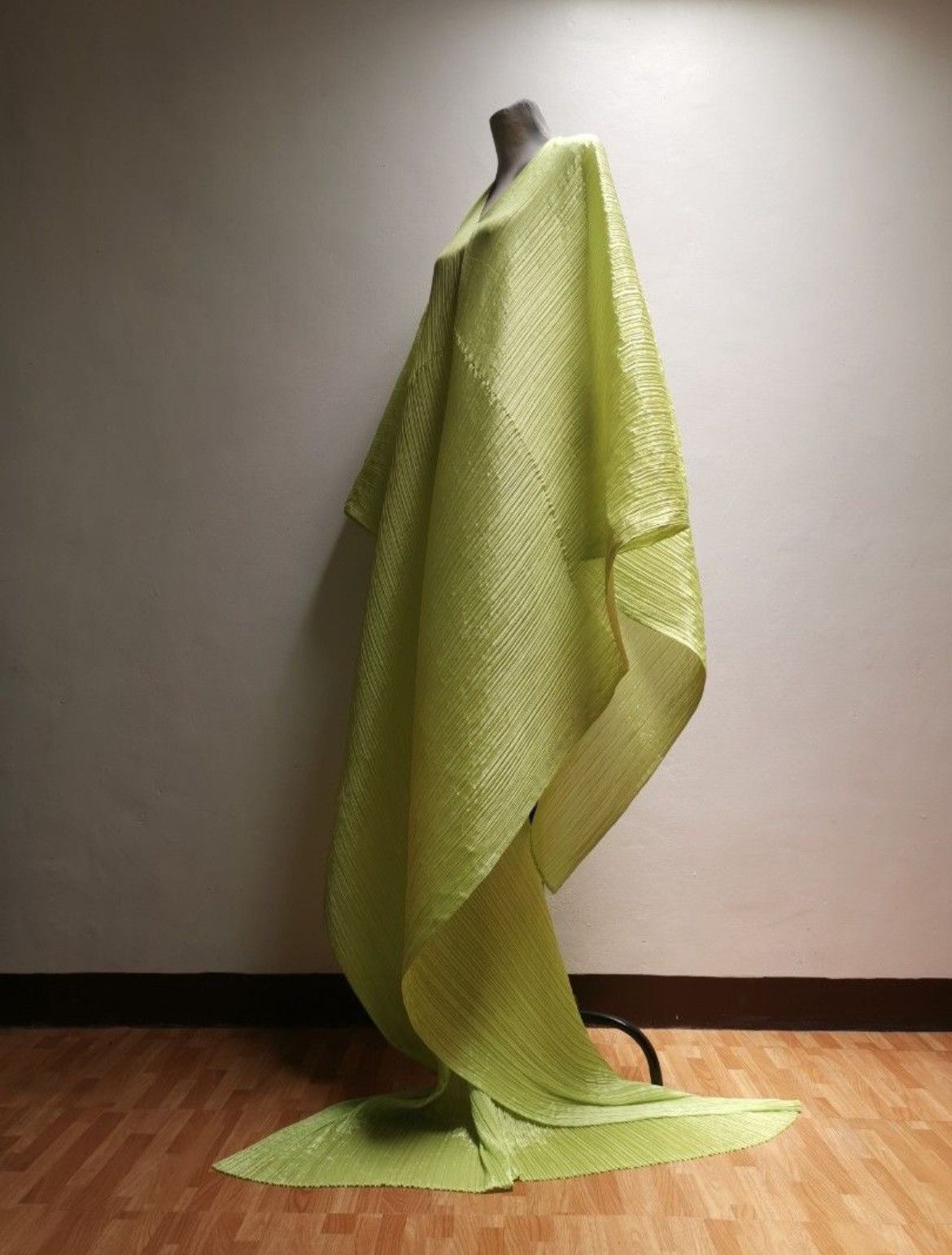 image of Issey Miyake x Issey Miyake Pleats Please Kaftan Dress in Green, Women's