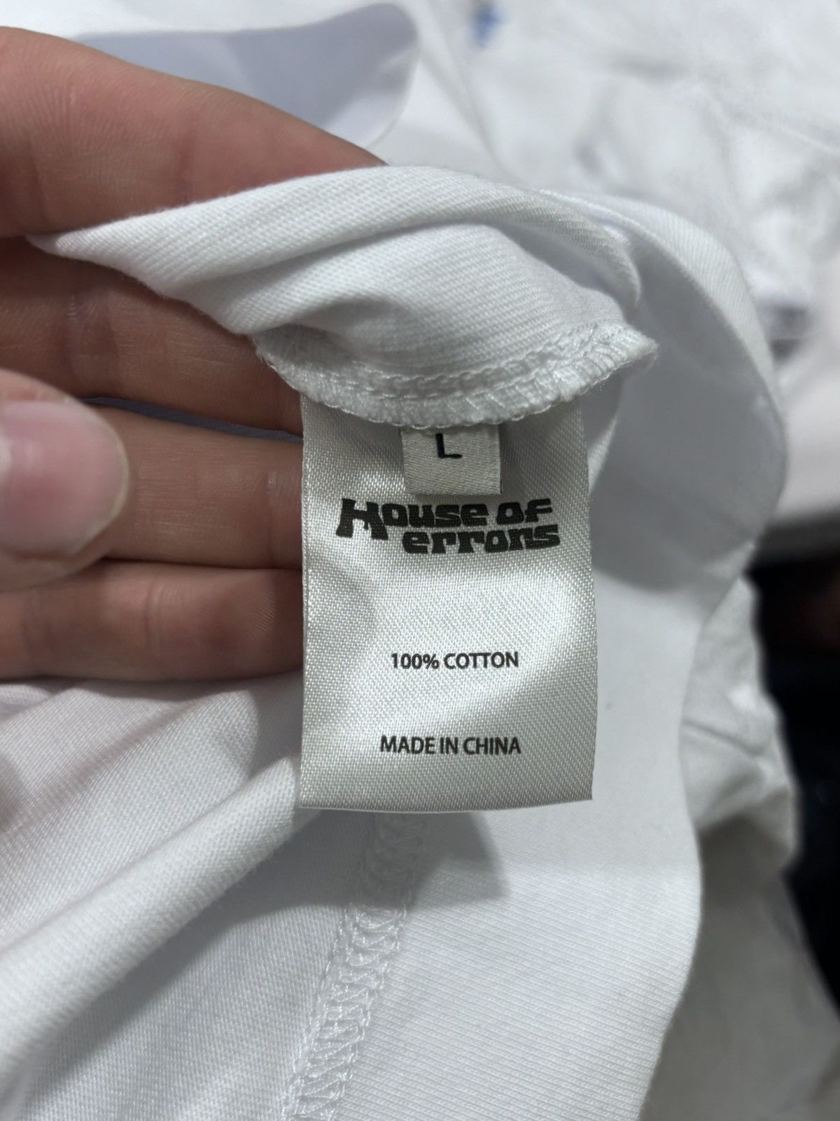 House of Errors House Of Errors White Pocket Tee Size US L / EU 52-54 / 3 - 6 Thumbnail