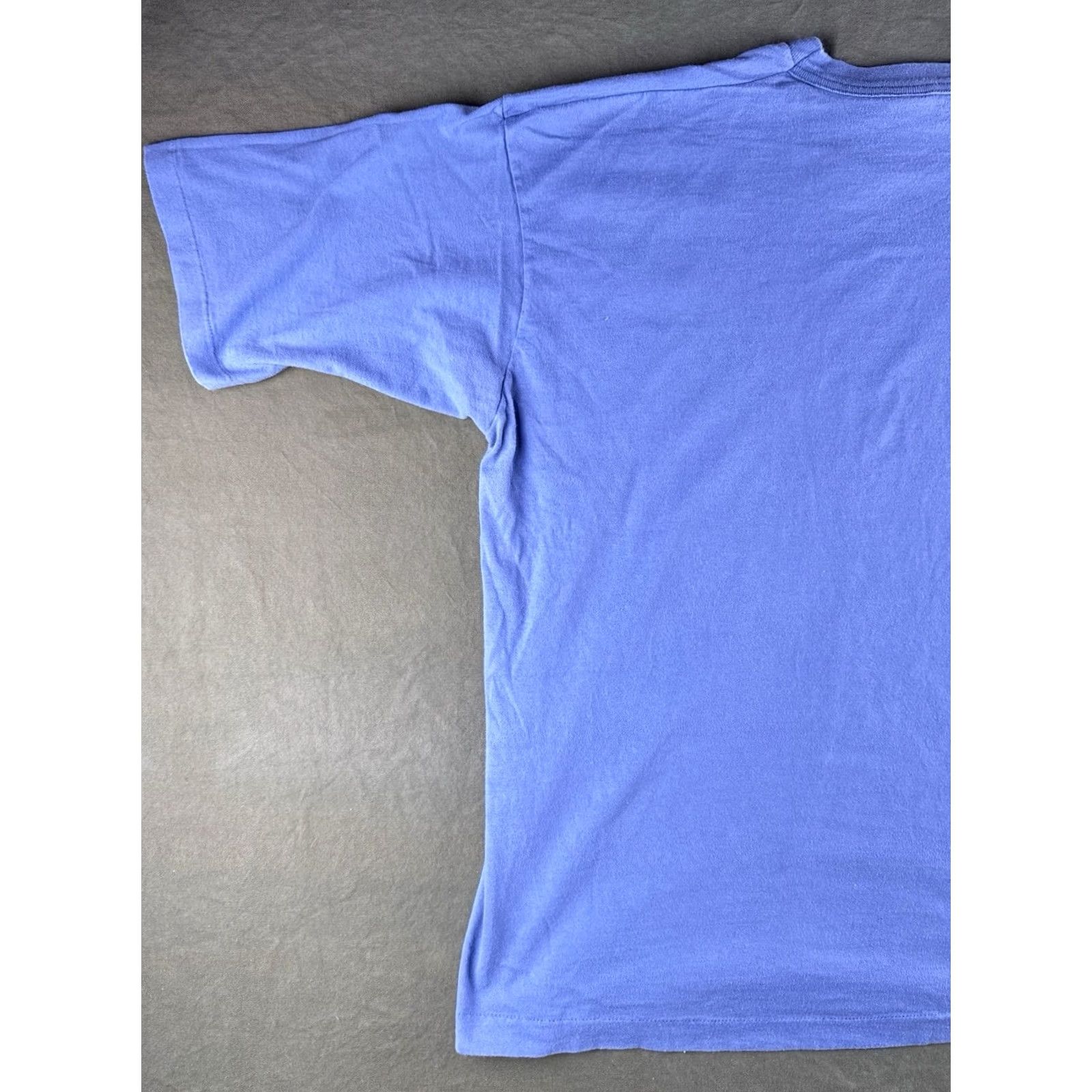 Fruit Of The Loom VINTAGE Fruit of the Loom T Shirt XL Blue Single Stitch USA Made 90s Blank Size US XL / EU 56 / 4 - 7 Thumbnail