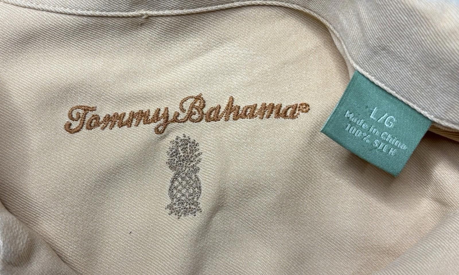 Tommy Bahama Tommy Bahama Shirt Mens Large Silk Short Sleeve Button Up Size US L / EU 52-54 / 3 - 2 Thumbnail