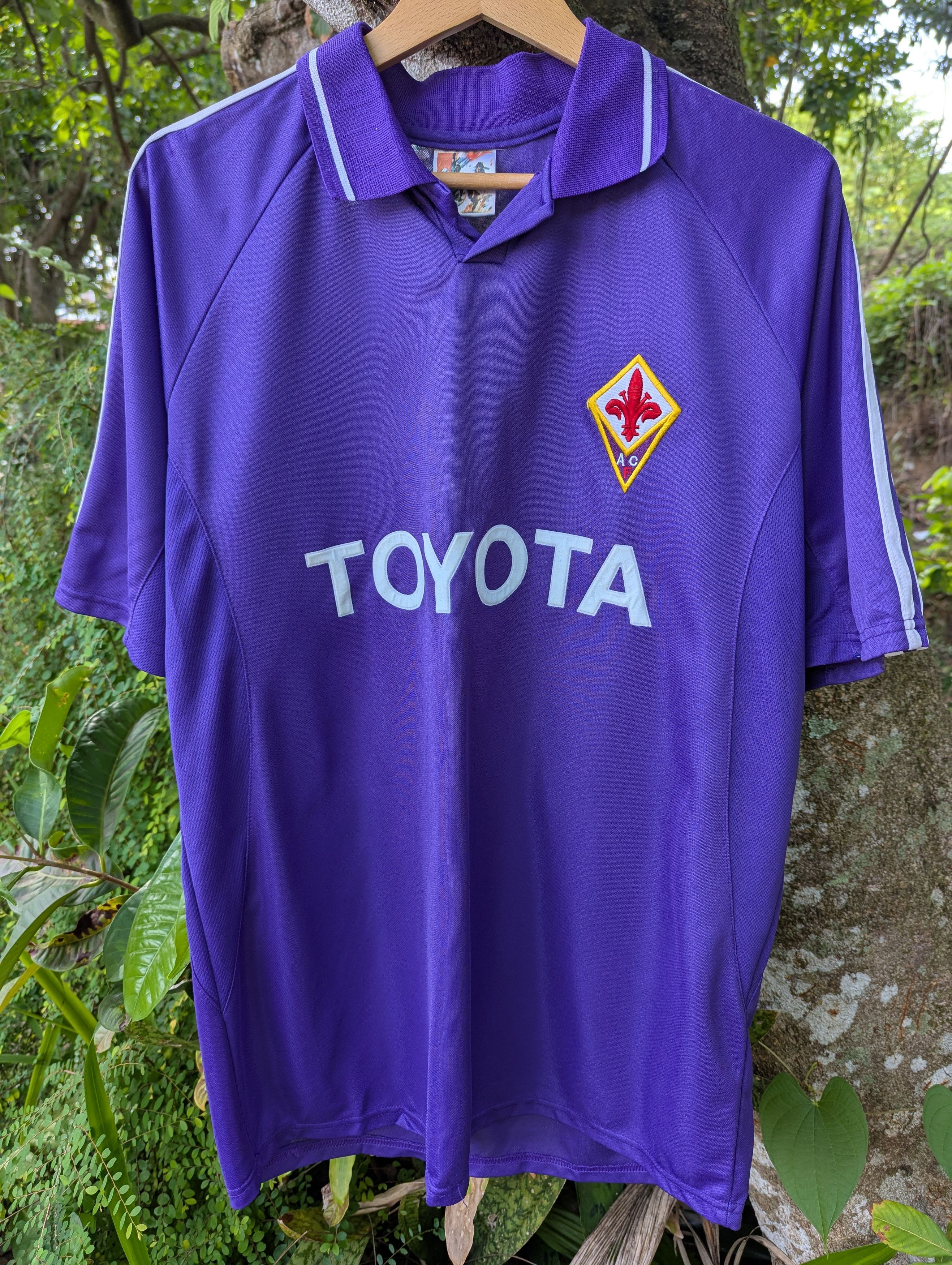 Vintage Fiorentina 2004/05 Football Jersey Shirt Miccoli #11 Size US L / EU 52-54 / 3 - 1 Thumbnail