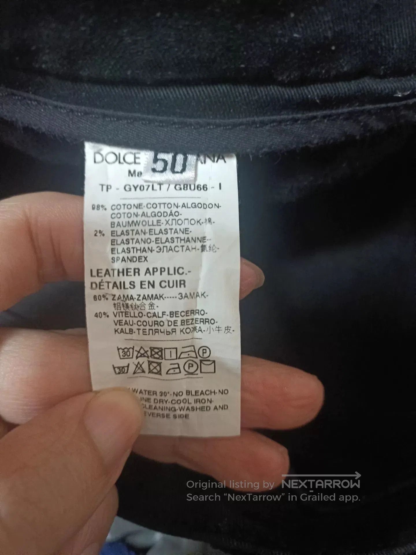 Japanese Brand Dolce&Gabbana 50 Skinny Jeans. Size US 34 / EU 50 - 7 Thumbnail