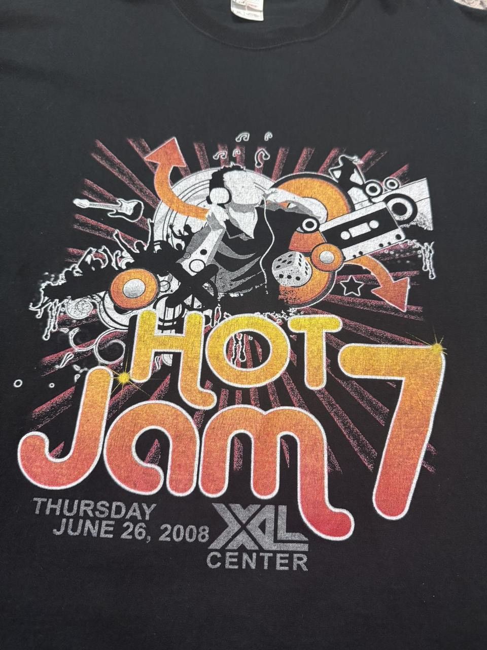 Fruit Of The Loom × Rap Tees × Vintage Vintage 2008 Hot Jam 7 Tour XL Center Rap Tee XXL mens RARE Size US XXL / EU 58 / 5 - 2 Thumbnail