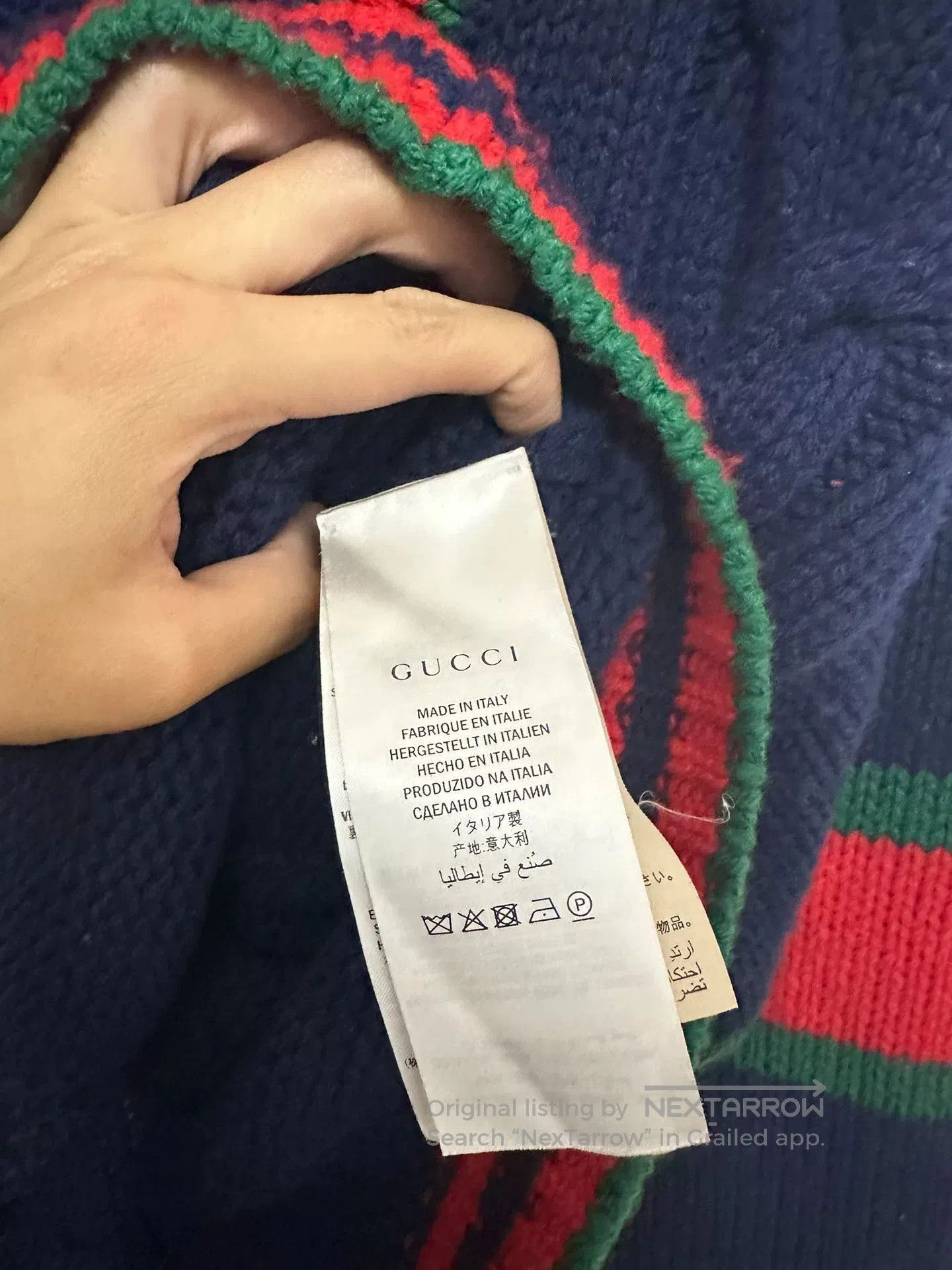 Gucci Gucci Colorblock Knit Cardigan. Size XS / US 0-2 / IT 36-38 - 6 Thumbnail