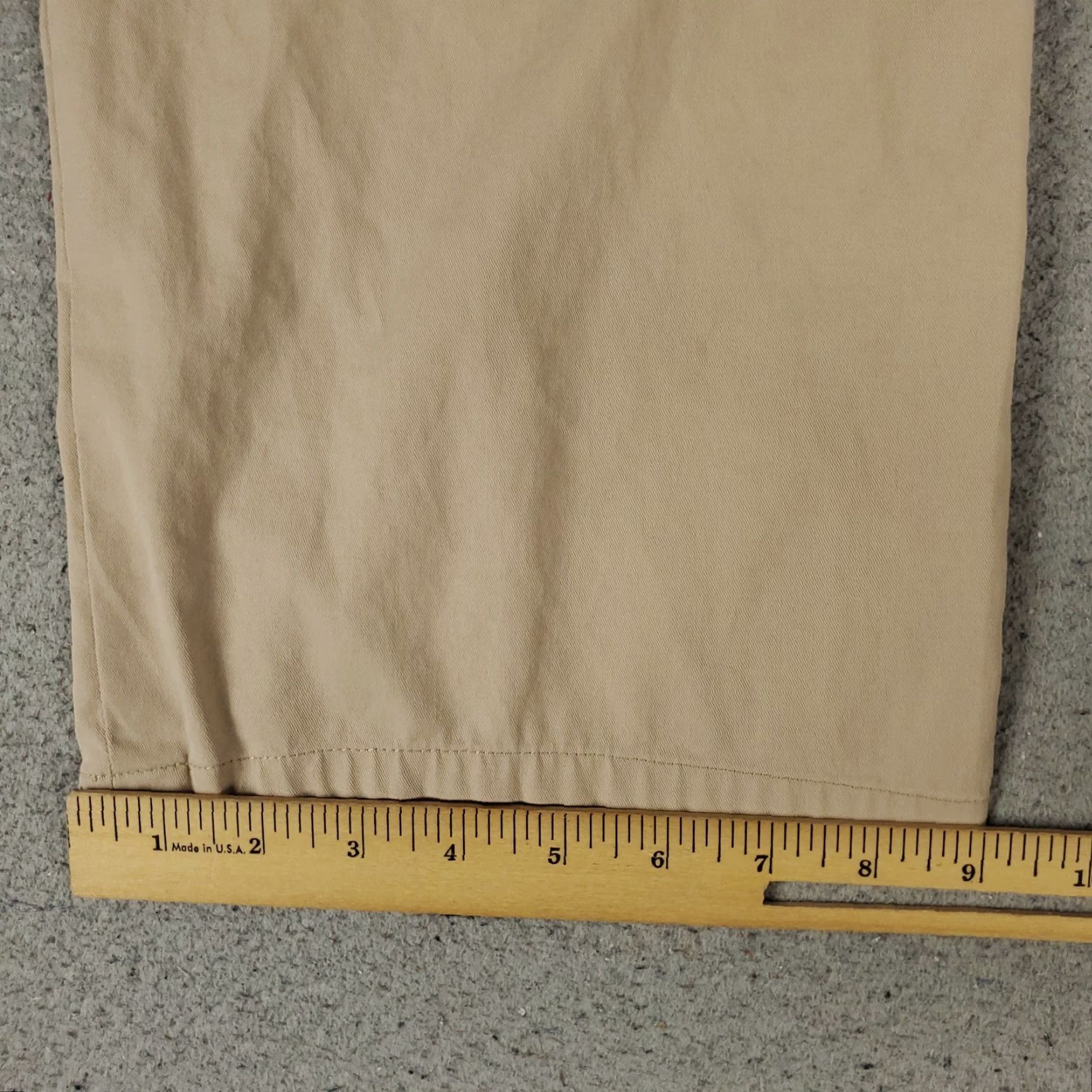 Vintage Hiltl Mens Pants 38x23 Beige Chino Trousers Flat Front Casual Business Formal Workwear Size US 38 / EU 54 - 7 Thumbnail