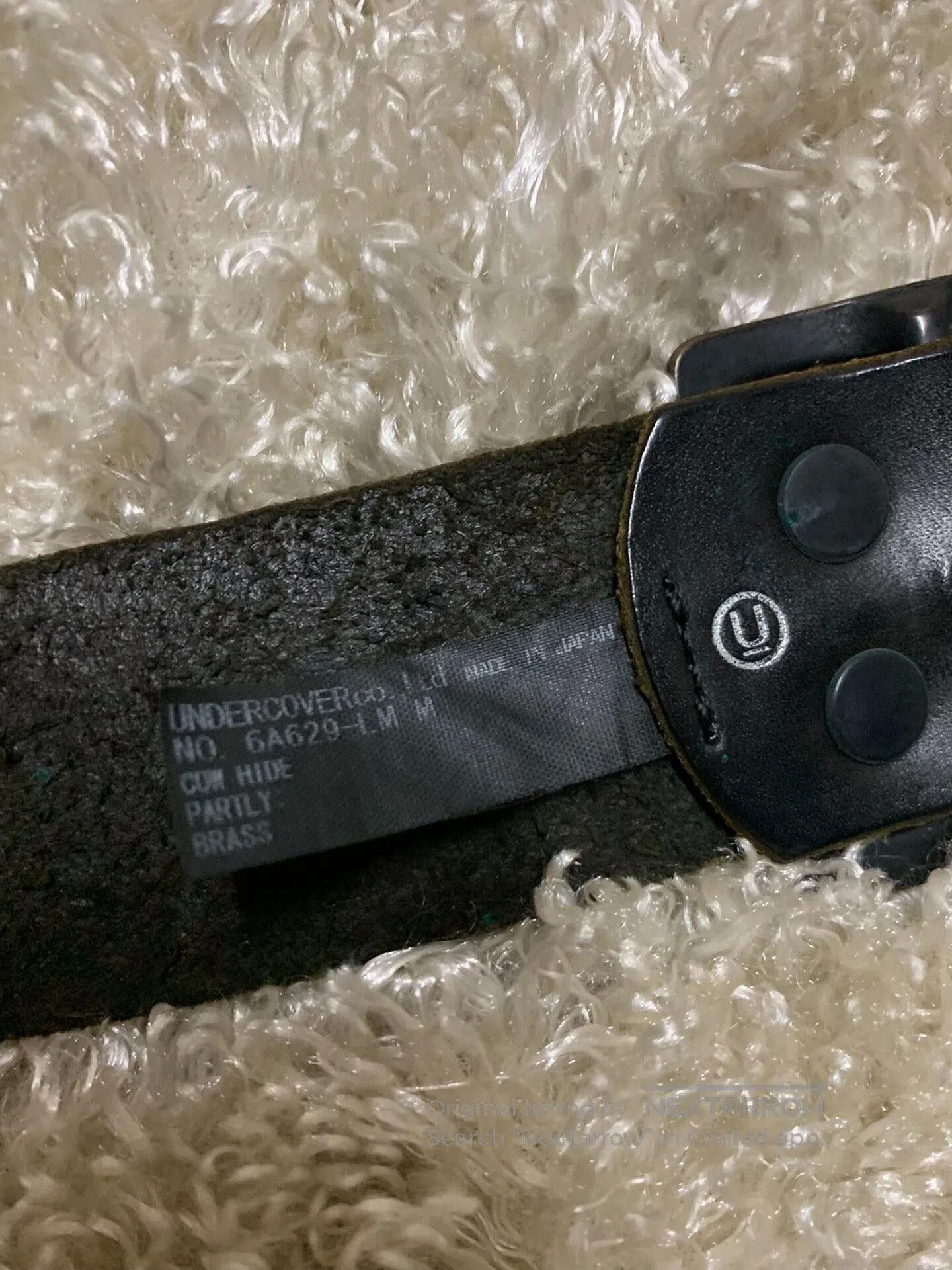 Jun Takahashi Undercover Takahashi Jun Men's Belt. Size ONE SIZE - 7 Thumbnail