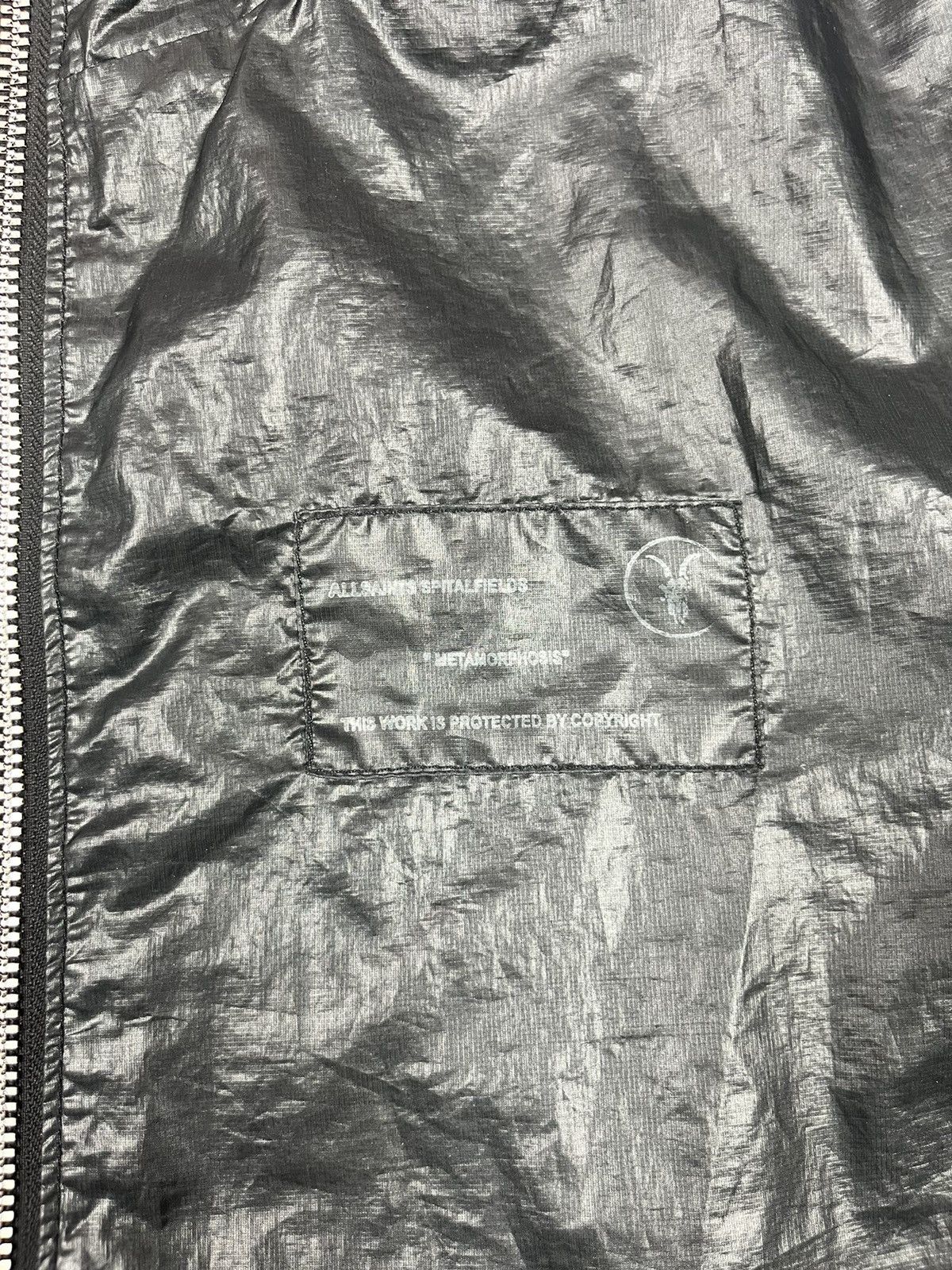 Allsaints Vintage Allsaints Nylon Cap Light Jacket AW06 Gorpcore Size US S / EU 44-46 / 1 - 4 Thumbnail