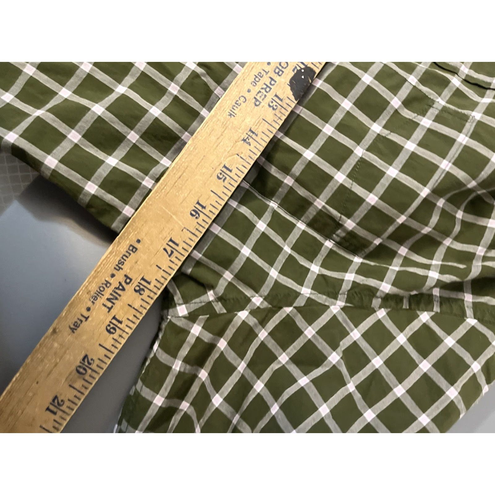 Gap Gap Button-Up Shirt Mens M Green Plaid Slim Long Sleeve Collared Size US M / EU 48-50 / 2 - 4 Thumbnail
