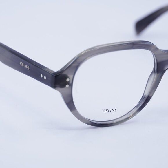 Celine Celine CL50145I 005 Eyeglasses Crystal Black and Grey 52mm Size ONE SIZE - 4 Thumbnail