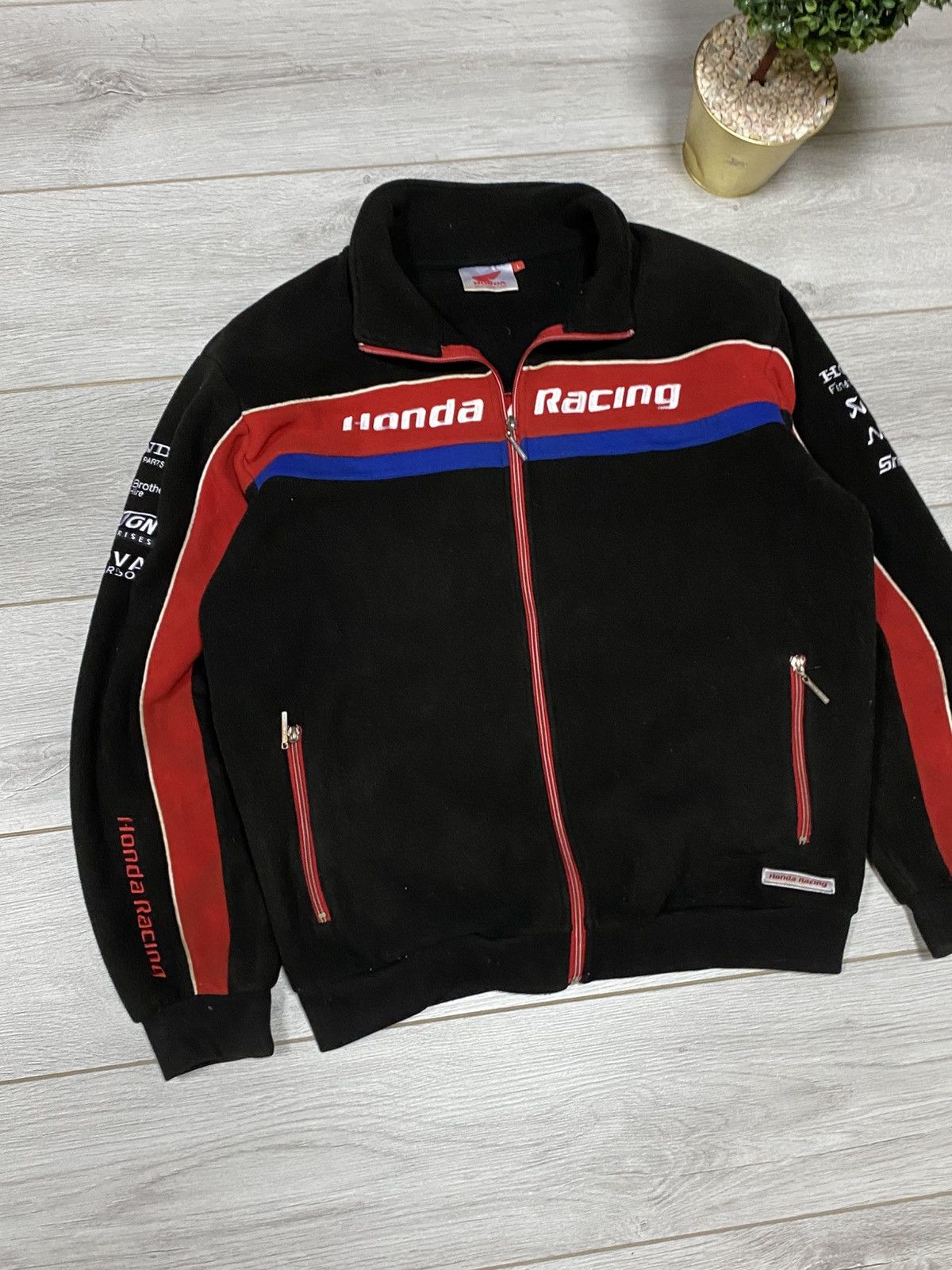 Honda Honda racing vintage fleece zip Size US XL / EU 56 / 4 - 3 Thumbnail