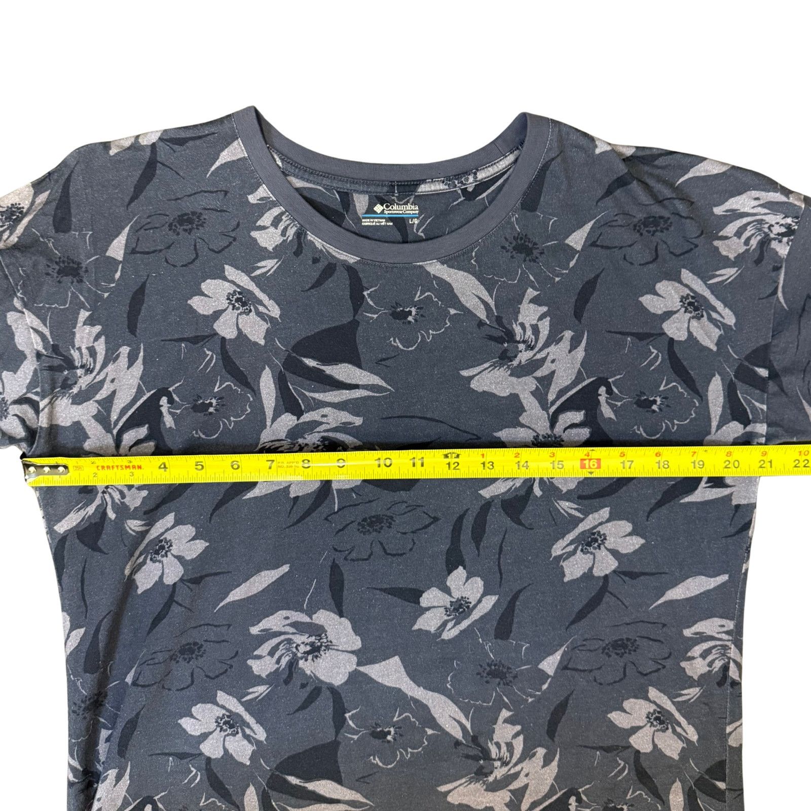 Columbia Columbia Floral T-Shirt Dress | Women's Large Size L / US 10 / IT 46 - 5 Thumbnail