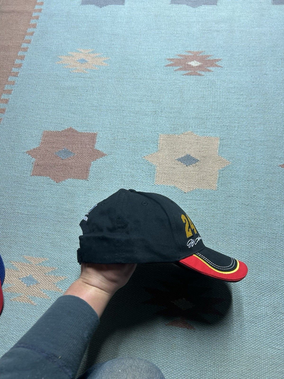 Vintage Vintage strapback hat Jeff Gordon nascar 24 racing black NOS Size ONE SIZE - 8 Thumbnail