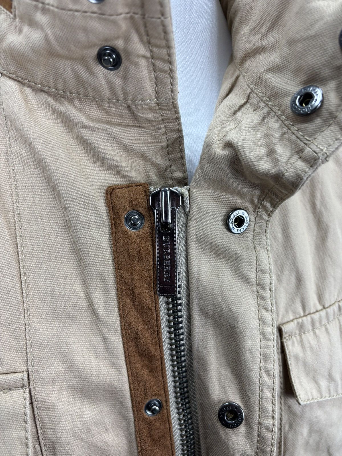 Burberry Mens jacket Burberry London Size M/L Color Beige Size US M / EU 48-50 / 2 - 14 Thumbnail
