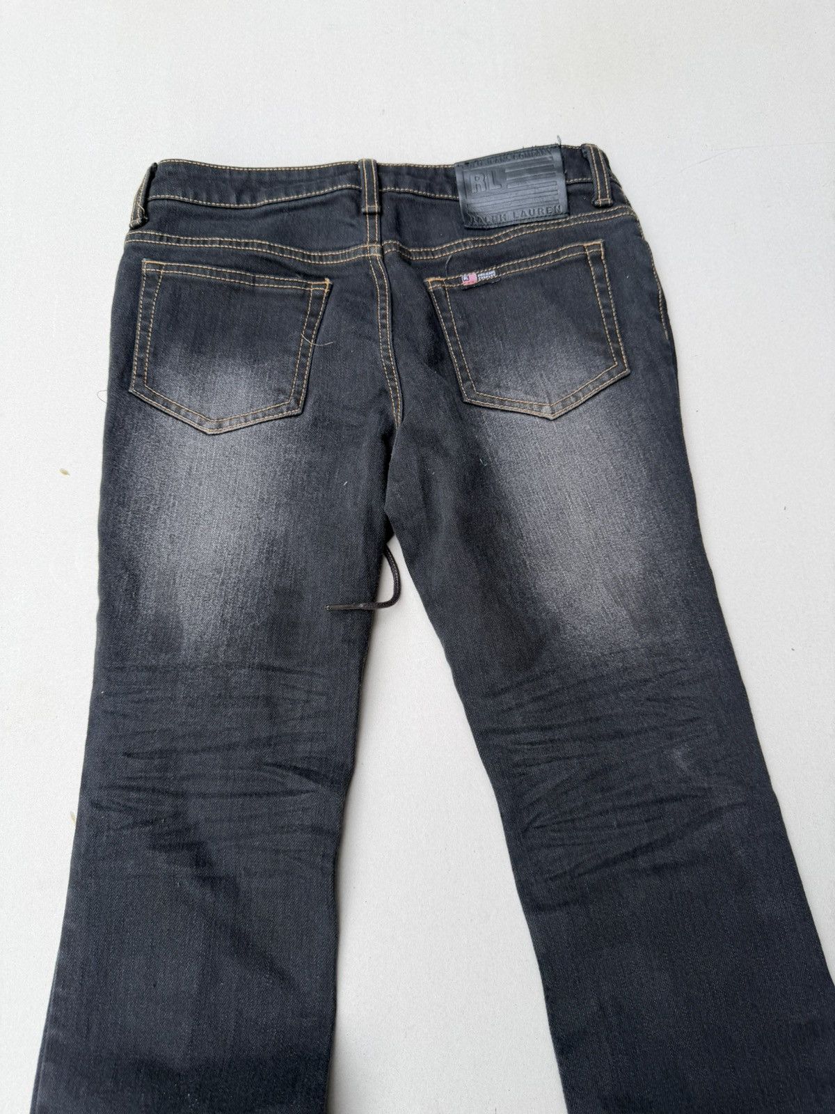 Japanese Brand Polo Ralph Lauren Lace up flare jeans Size US 26 / EU 42 - 6 Thumbnail