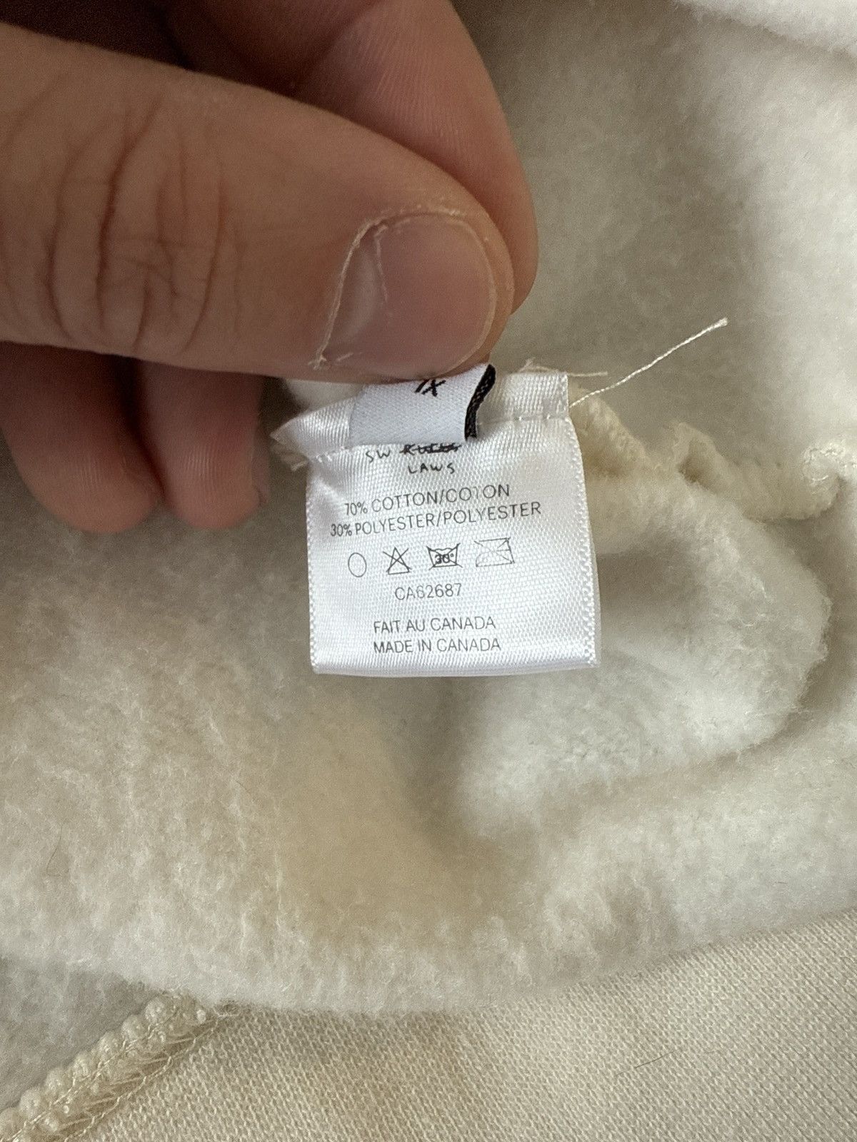 Saintwoods Saintwoods Off-white hoodie Size US XL / EU 56 / 4 - 9 Thumbnail