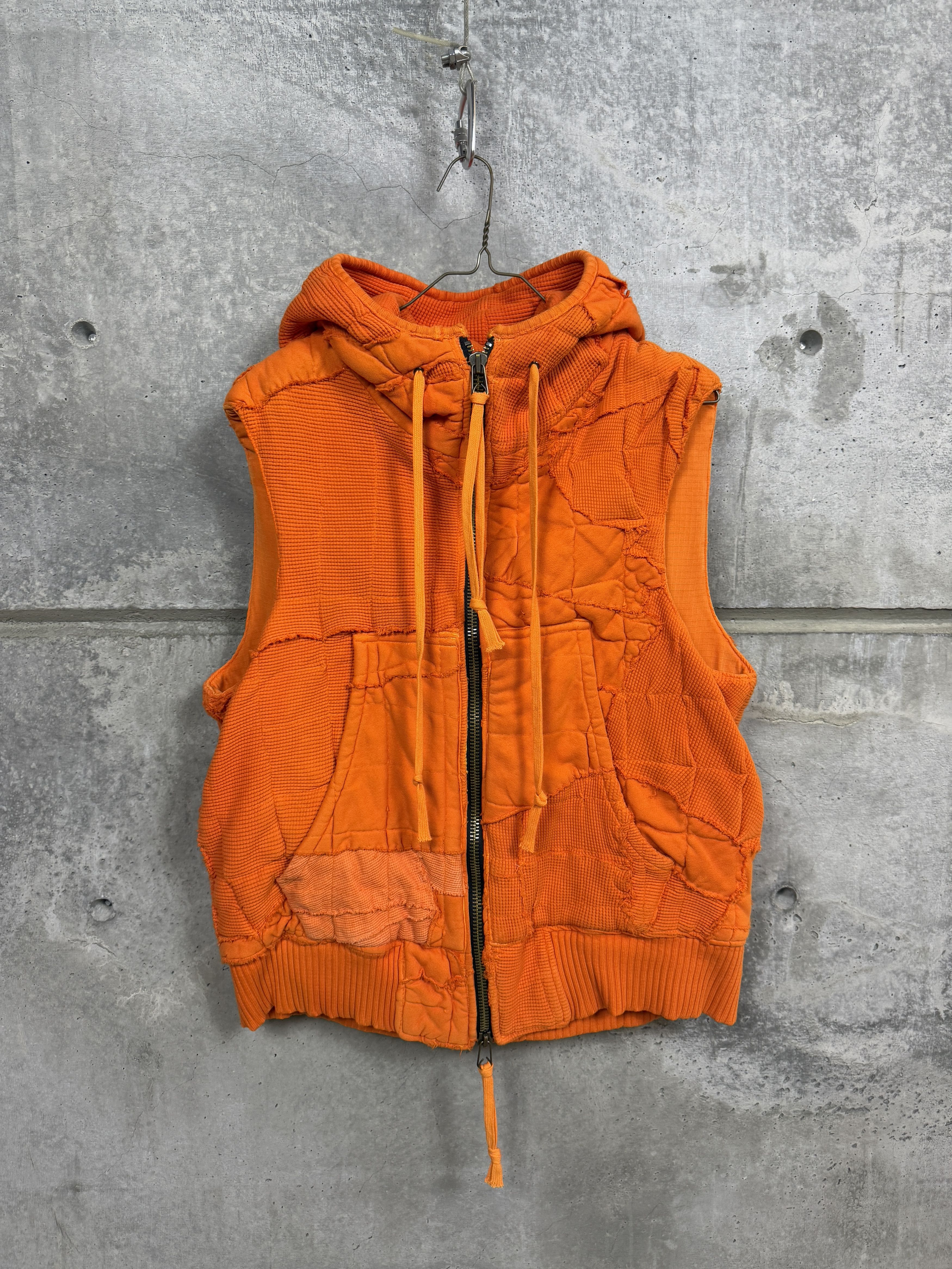 Greg Lauren $1500 Greg Lauren Orange Stitchwork Vest Size US L / EU 52-54 / 3 - 1 Thumbnail