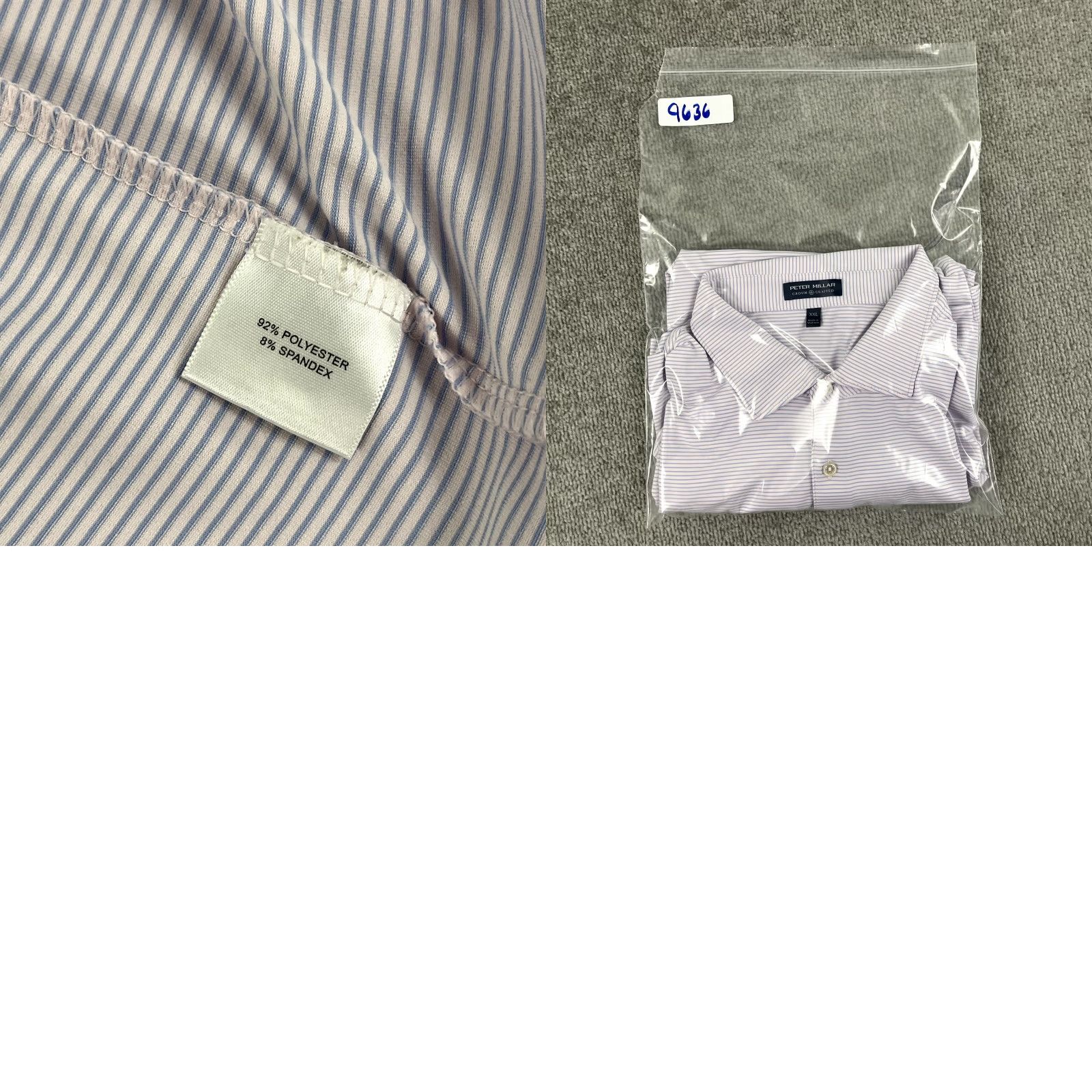 Peter Millar Peter Millar Polo Shirt Mens 2XL Crown Crafted Golf Pink Blue Breast Cancer Logo Size US XXL / EU 58 / 5 - 8 Thumbnail