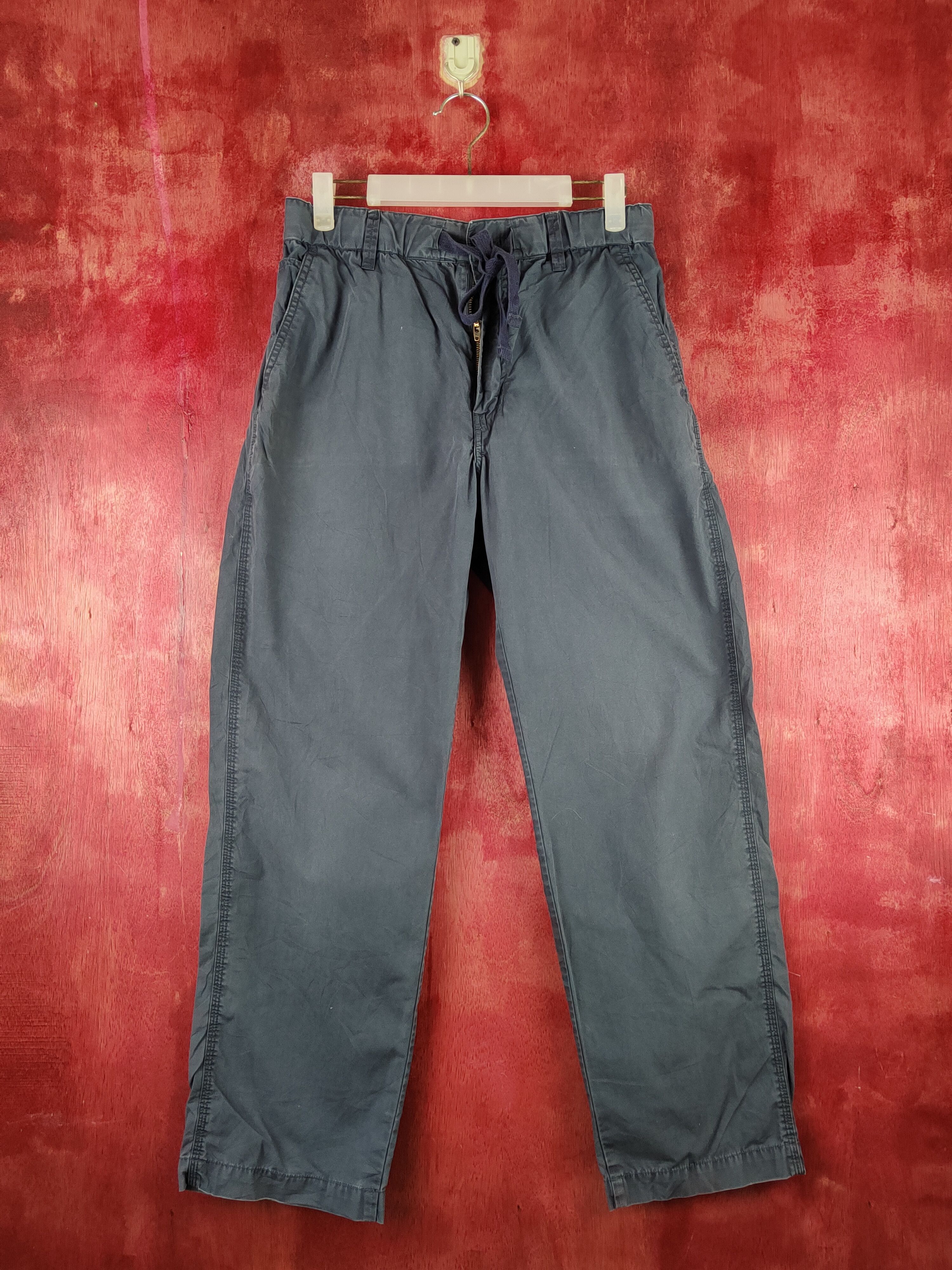JW Anderson × Japanese Brand × Uniqlo J.W.Anderson-Uniqlo Dark Blue Faded Multipocket Pants #S1461 Size US 28 / EU 44 - 1 Thumbnail