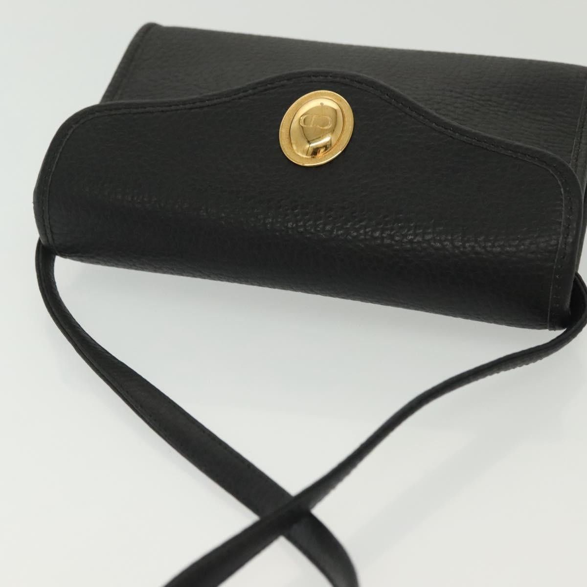Dior DIOR Shoulder Bag Leather Black Gold Size ONE SIZE - 6 Thumbnail
