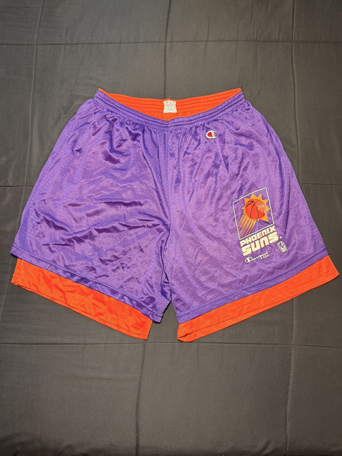 Champion Vintage 90s Champion NBA Phoenix Suns Basketball Shorts XL Size US 36 / EU 52 - 1 Thumbnail