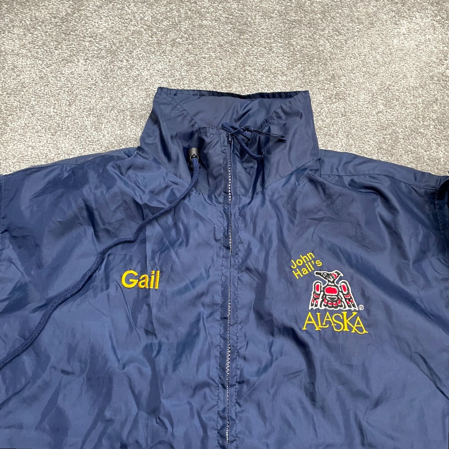 Rains John Hall's Alaska Windbreaker Mens Jacket Regular Medium Blue Full Zip Outdoor Windbreaker Size US M / EU 48-50 / 2 - 3 Thumbnail
