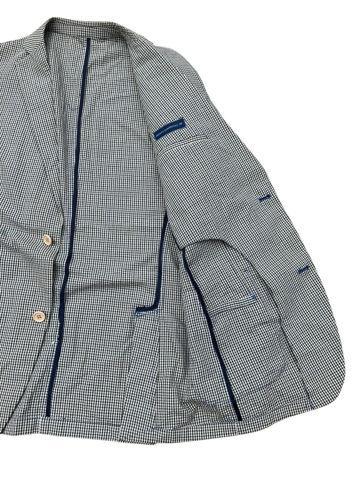 Adolfo Dominguez Small checked light blazer Size US S / EU 44-46 / 1 - 5 Thumbnail