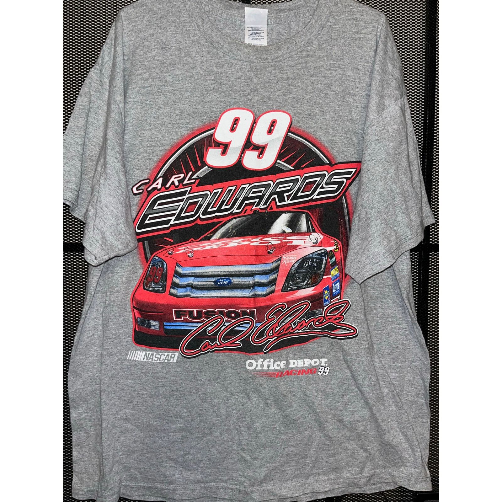 Delta Vintage Carl Edwards delta NASCAR racing shirt Size US L / EU 52-54 / 3 - 1 Thumbnail